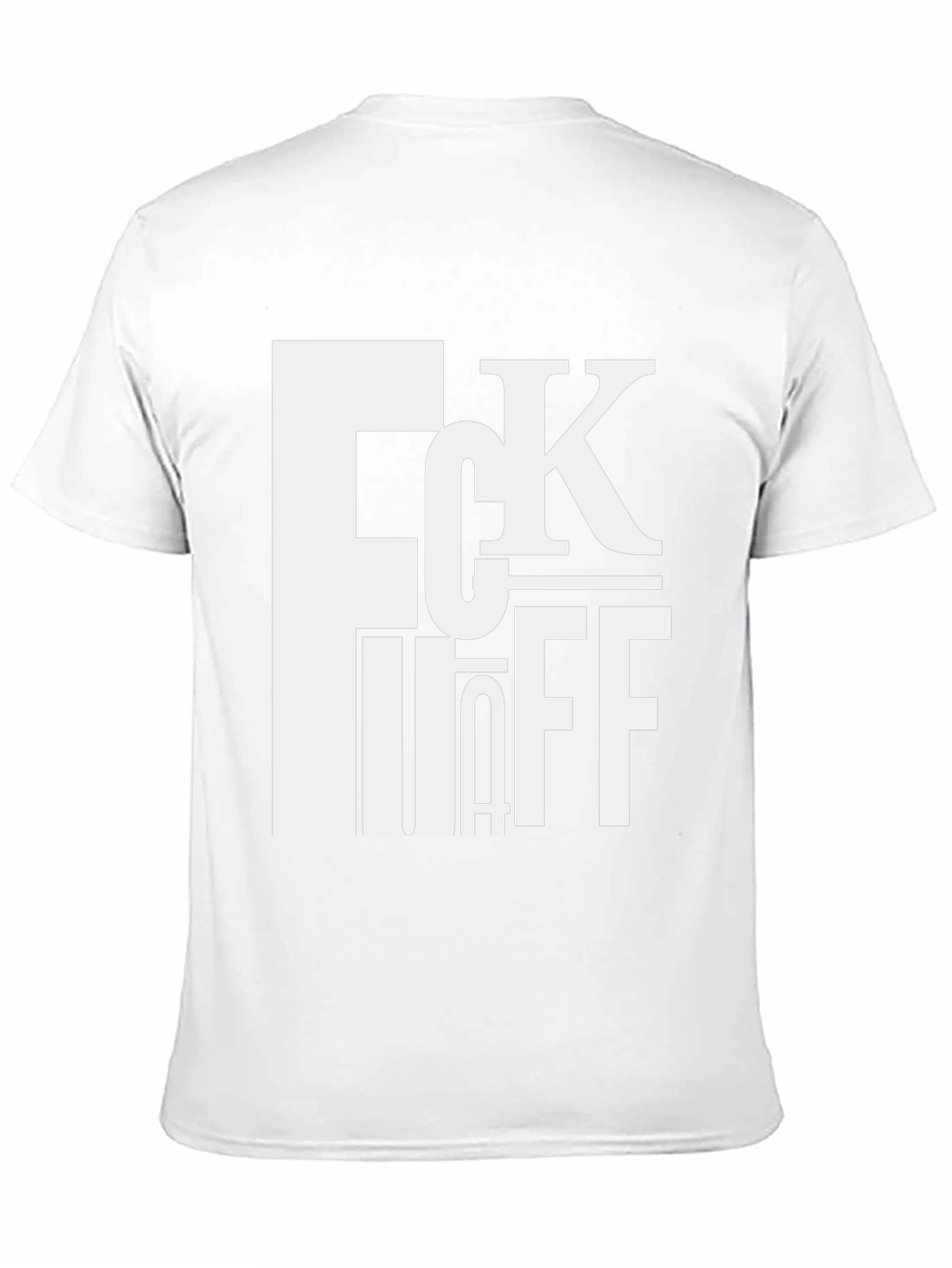 FCK OFF Bold Graphic Tee - Black Cotton