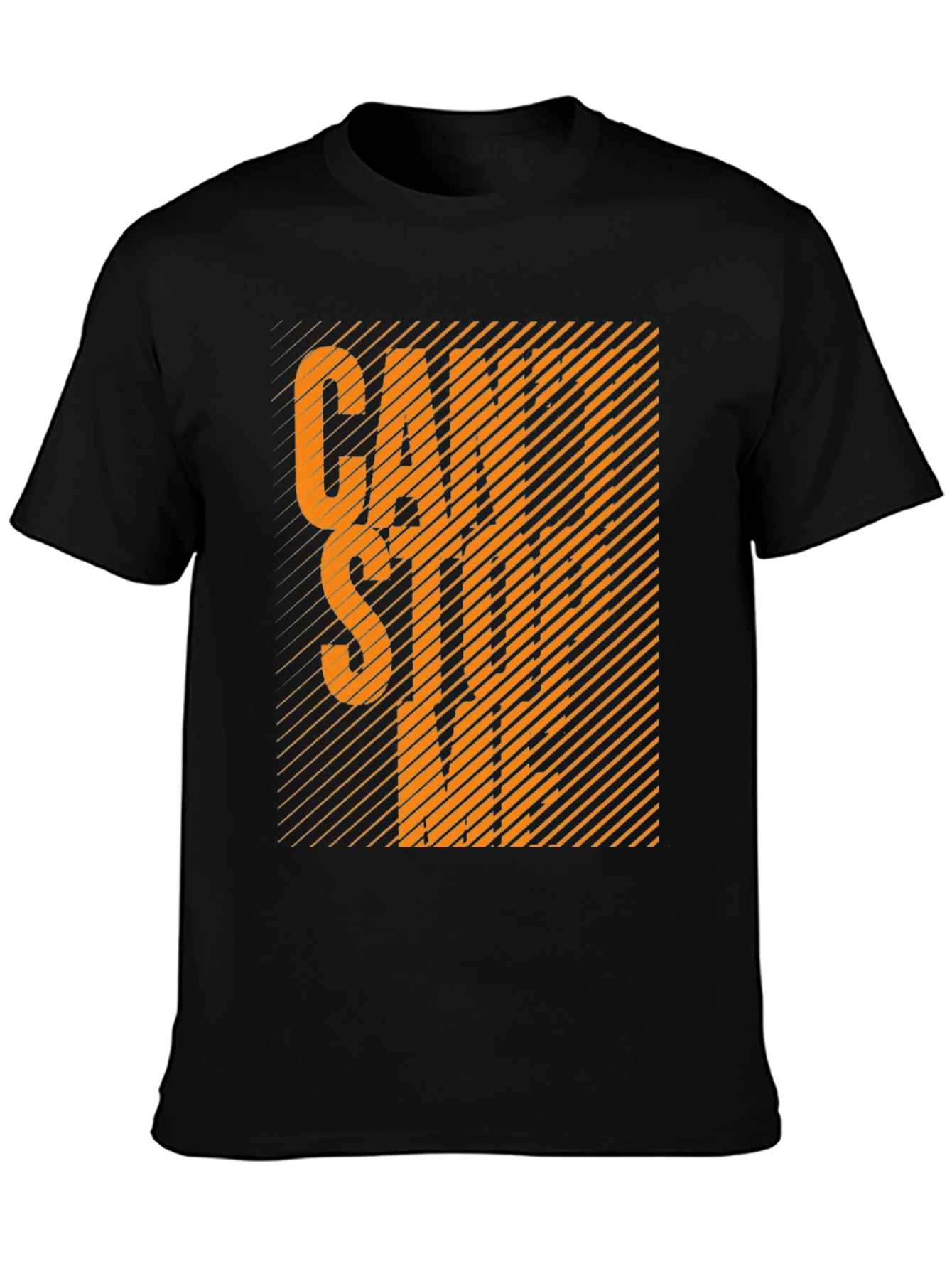 Cant Stop Me Graphic Tee - Black Cotton T-Shirt