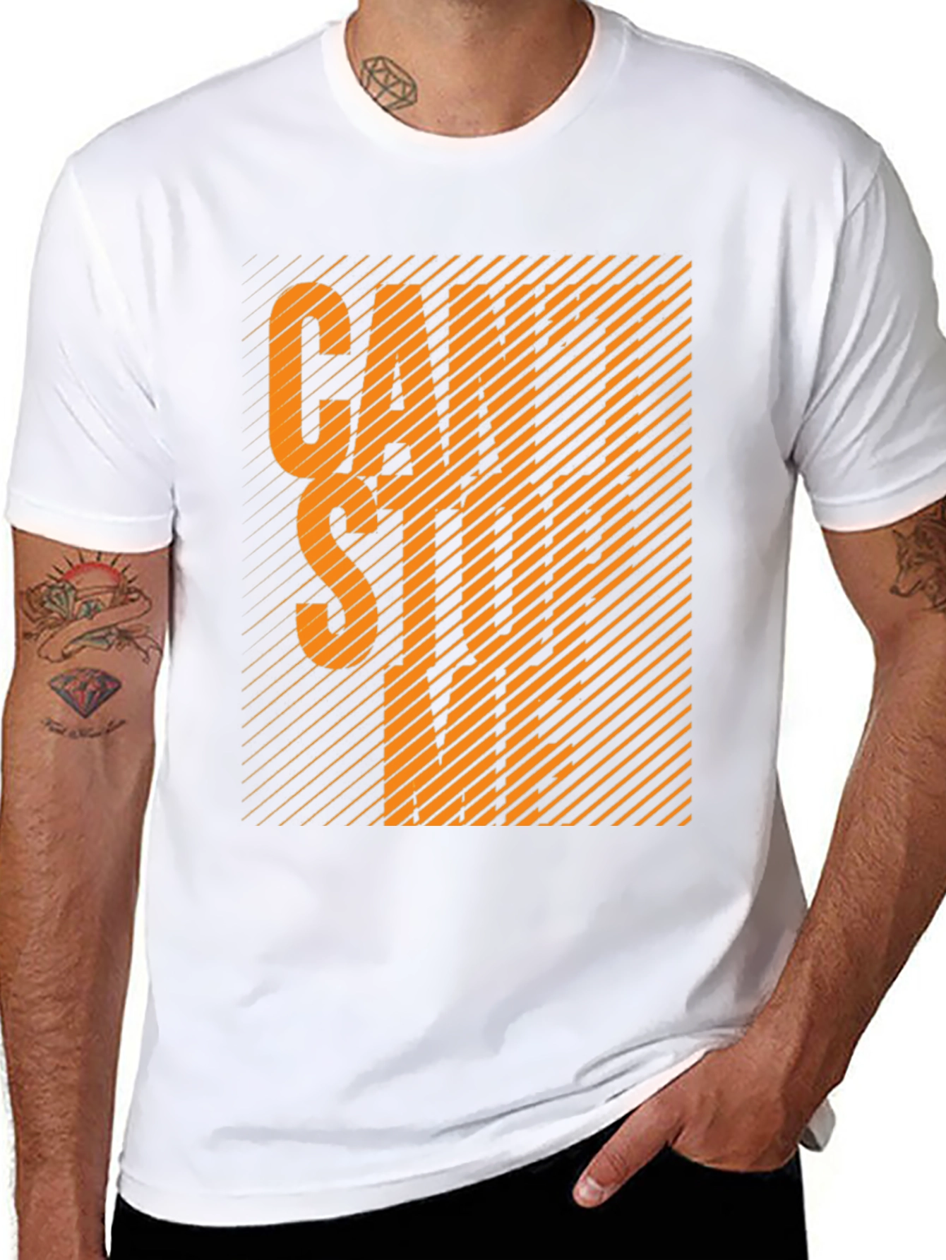 Cant Stop Me Graphic Tee - Black Cotton T-Shirt