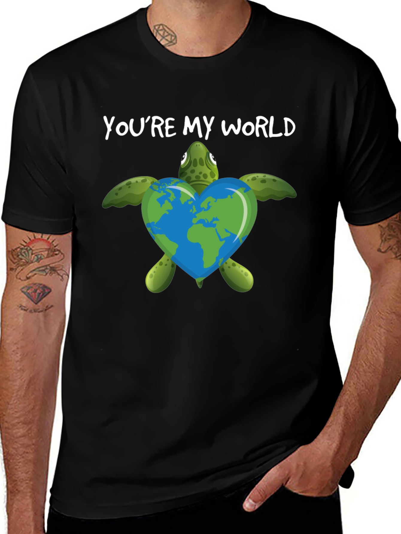 Youre My World Turtle Graphic Tee