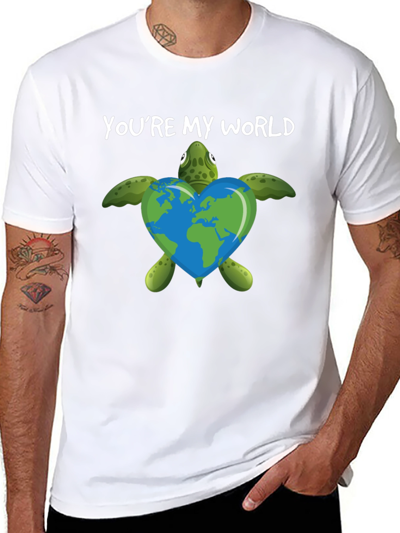 Youre My World Turtle Graphic Tee