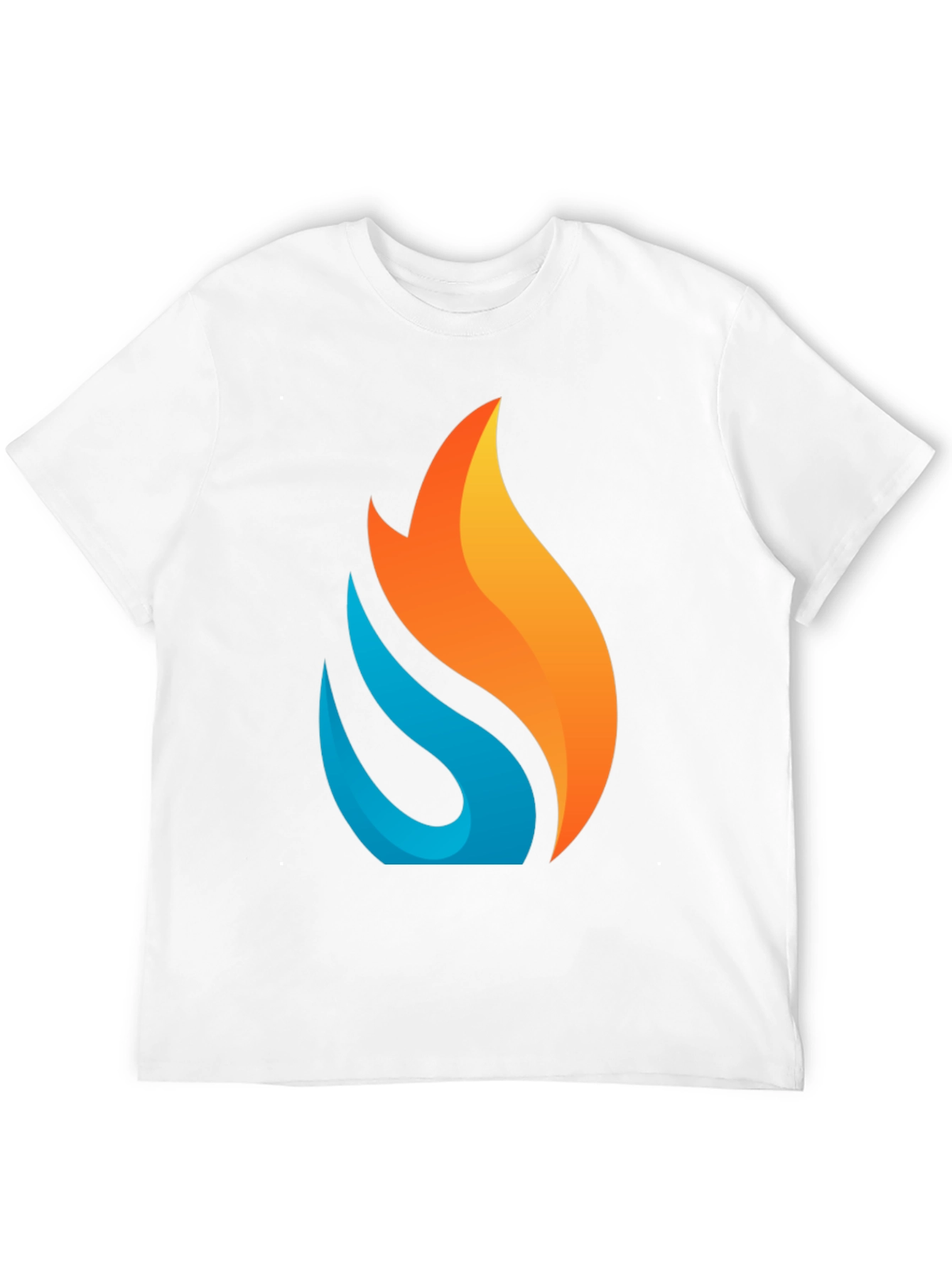 Flame Graphic Black T-Shirt - Modern Design