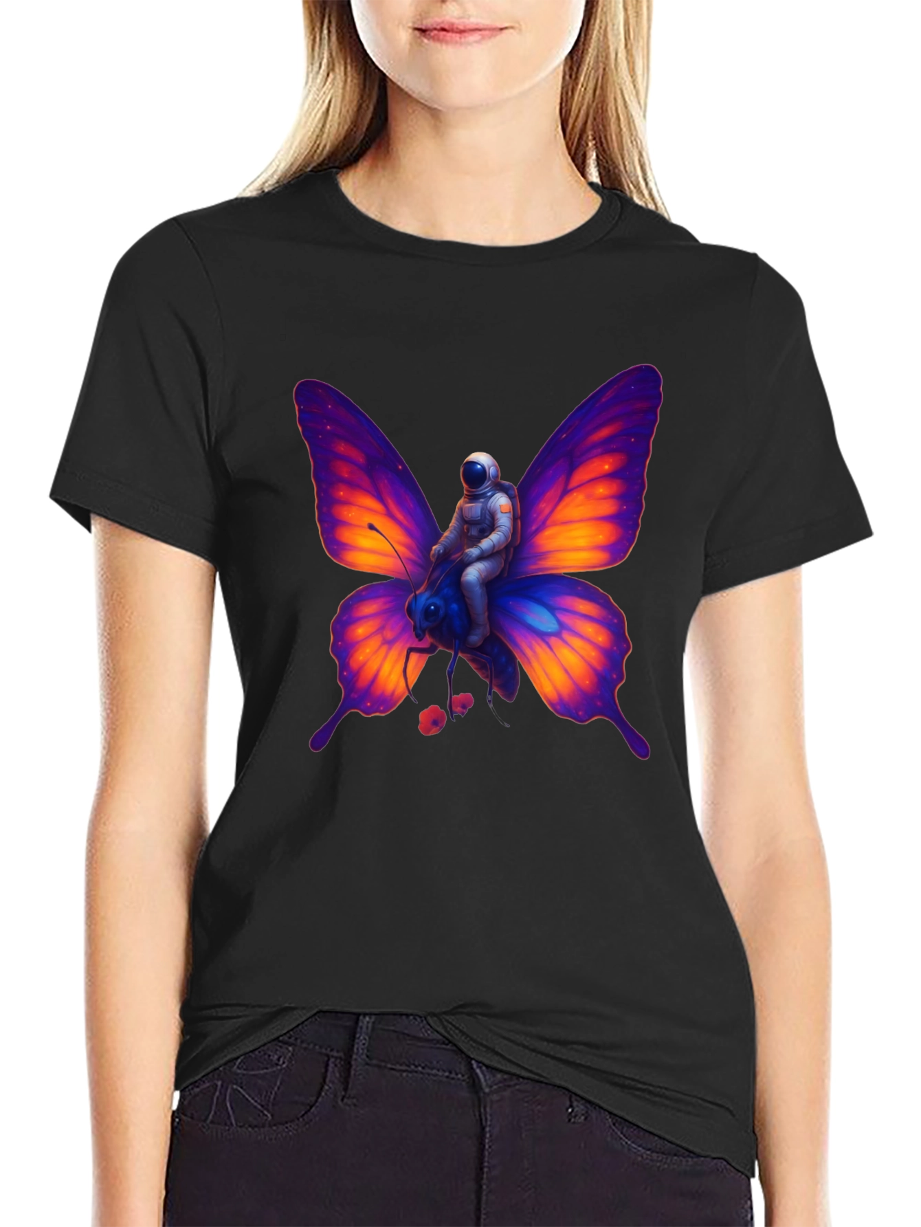 Astronaut Butterfly T-Shirt