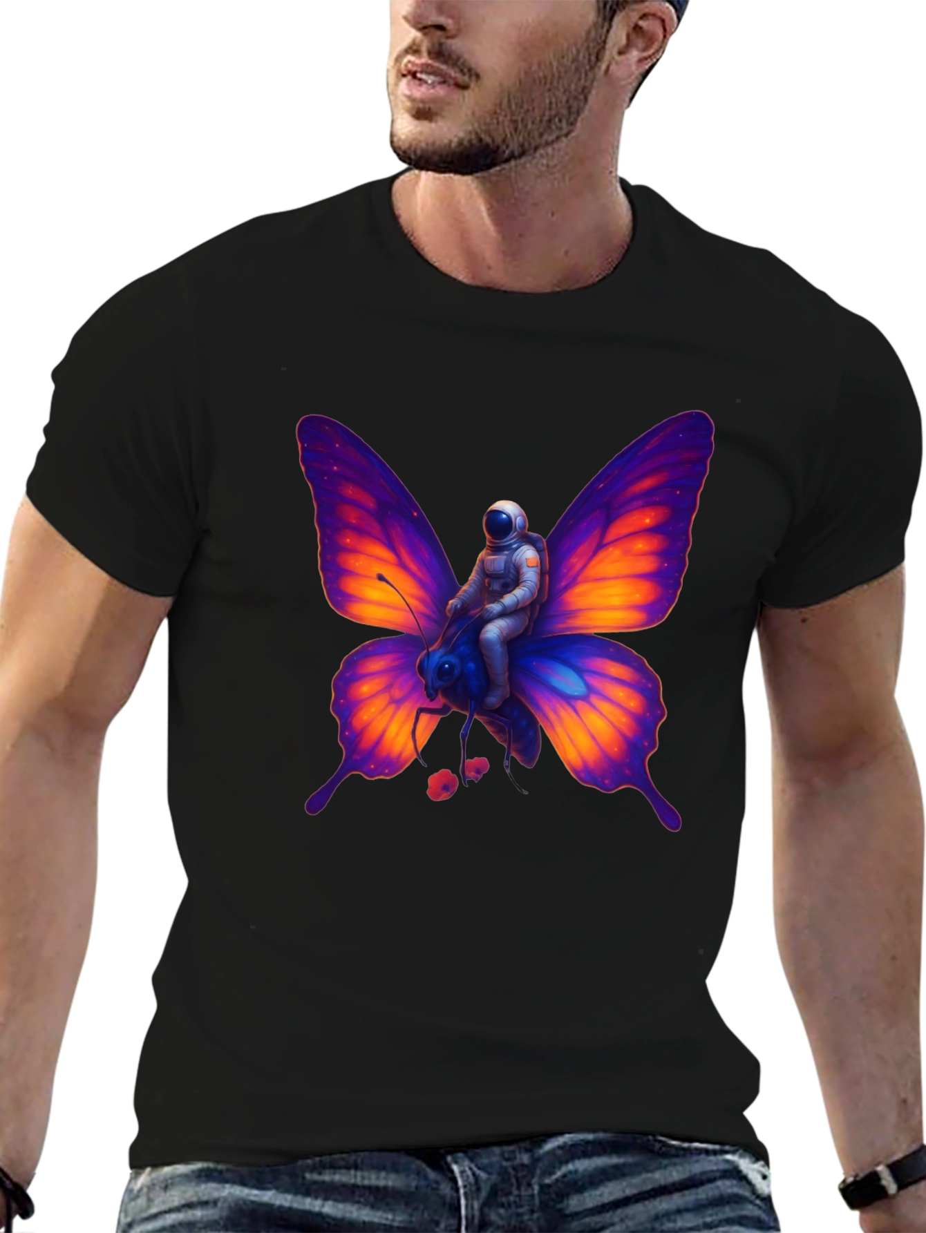 Astronaut Butterfly T-Shirt