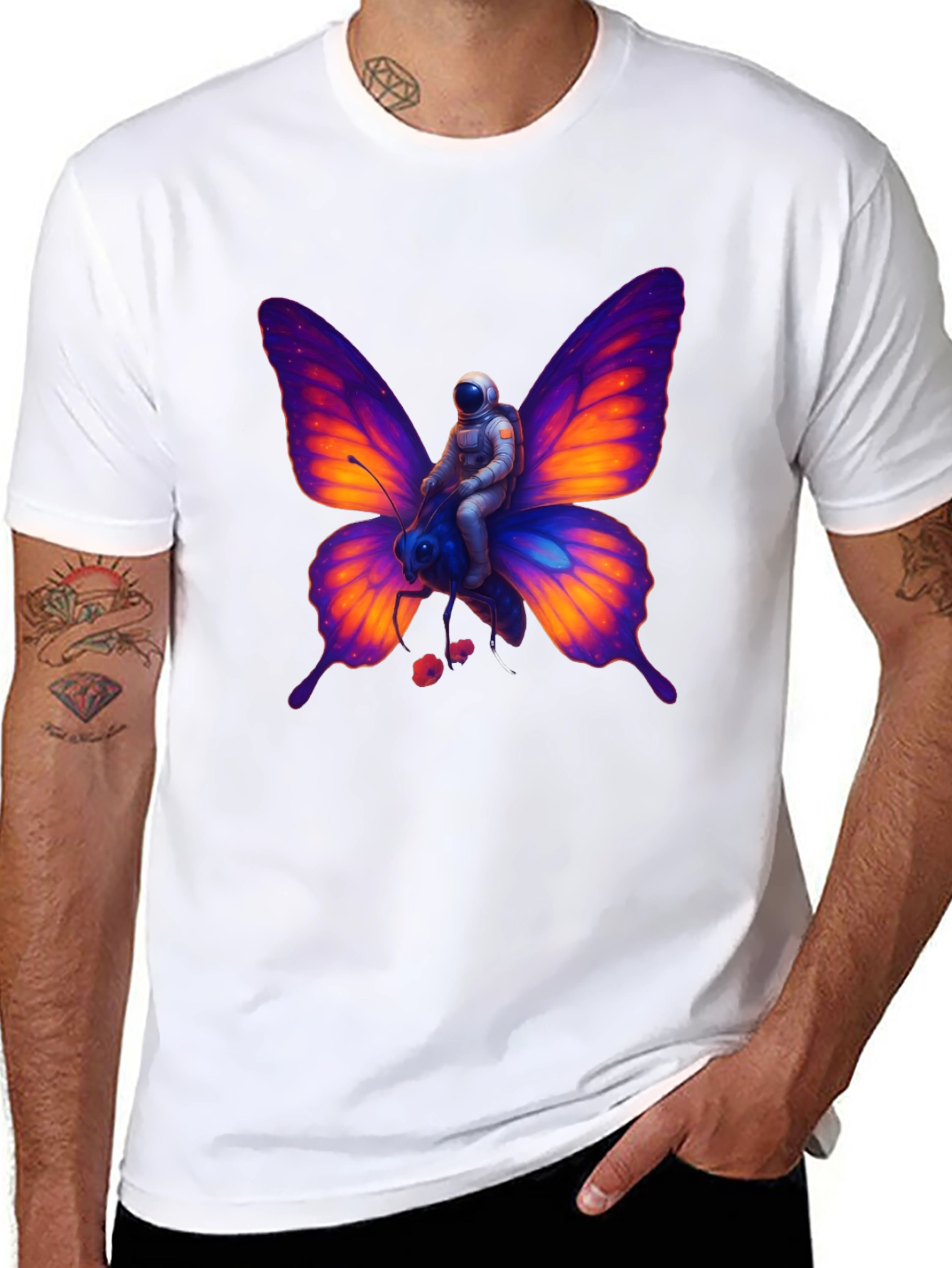 Astronaut Butterfly T-Shirt