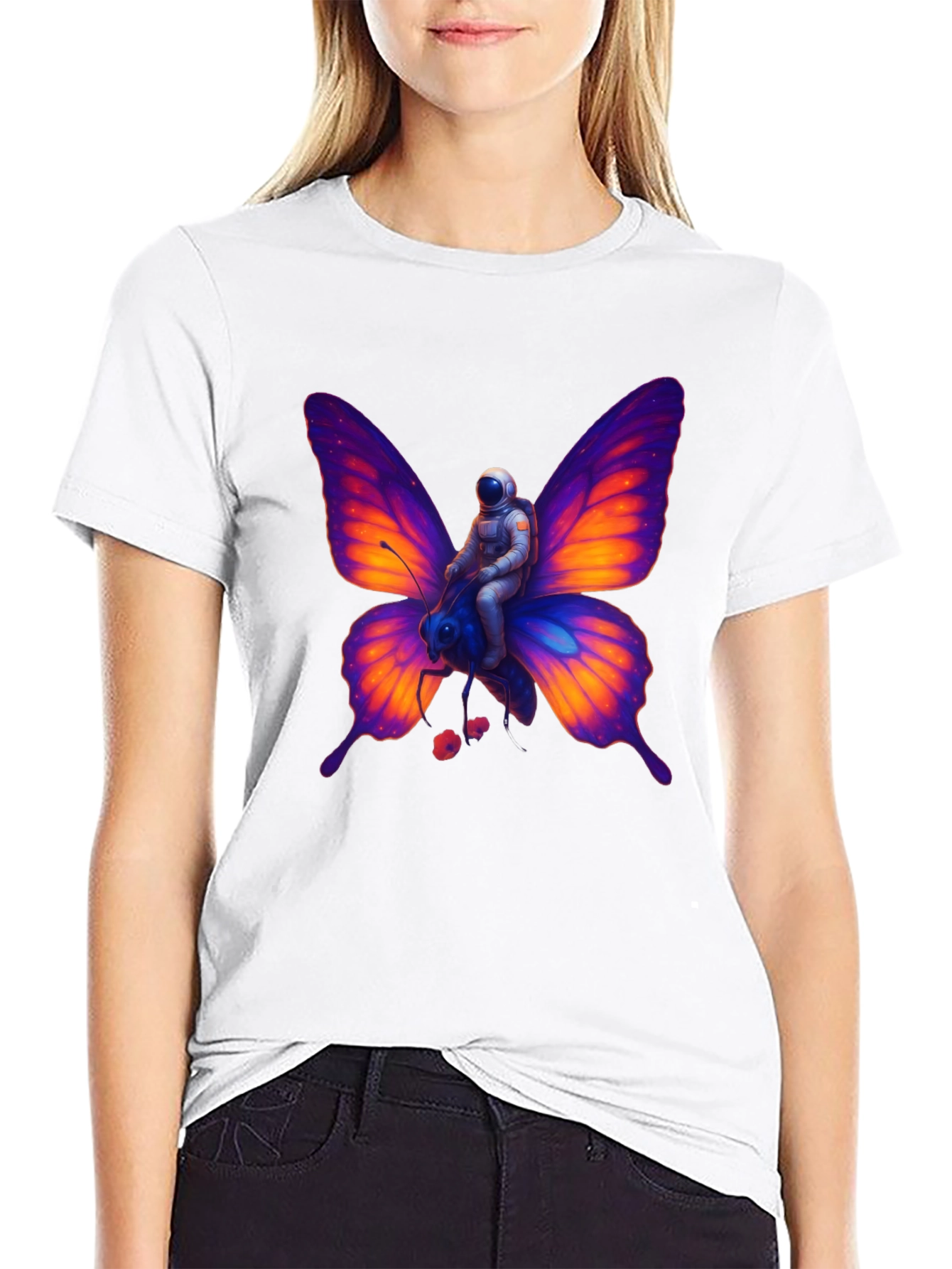 Astronaut Butterfly T-Shirt