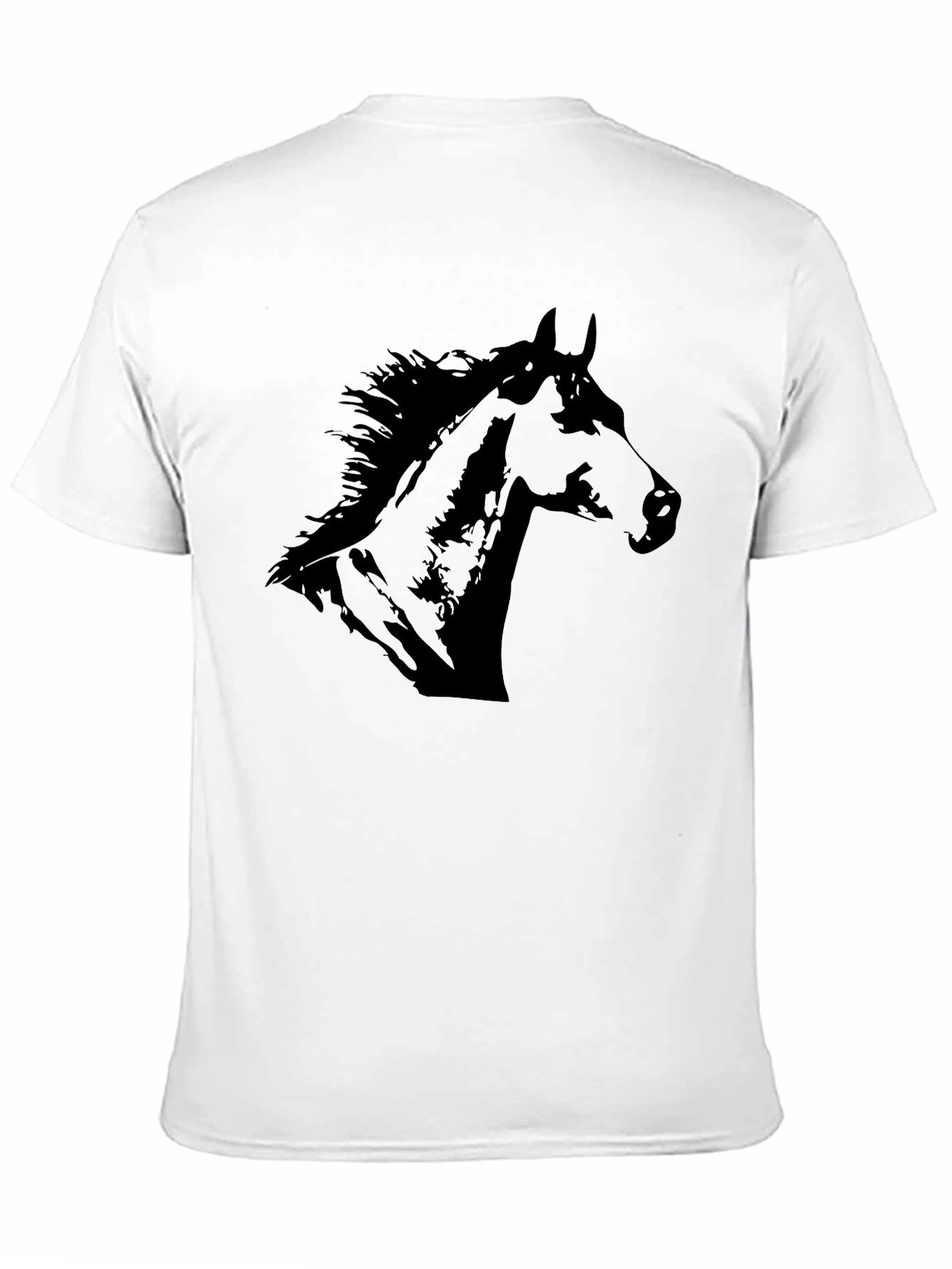 Black Horse Graphic Tee | Stylish Mens T-Shirt
