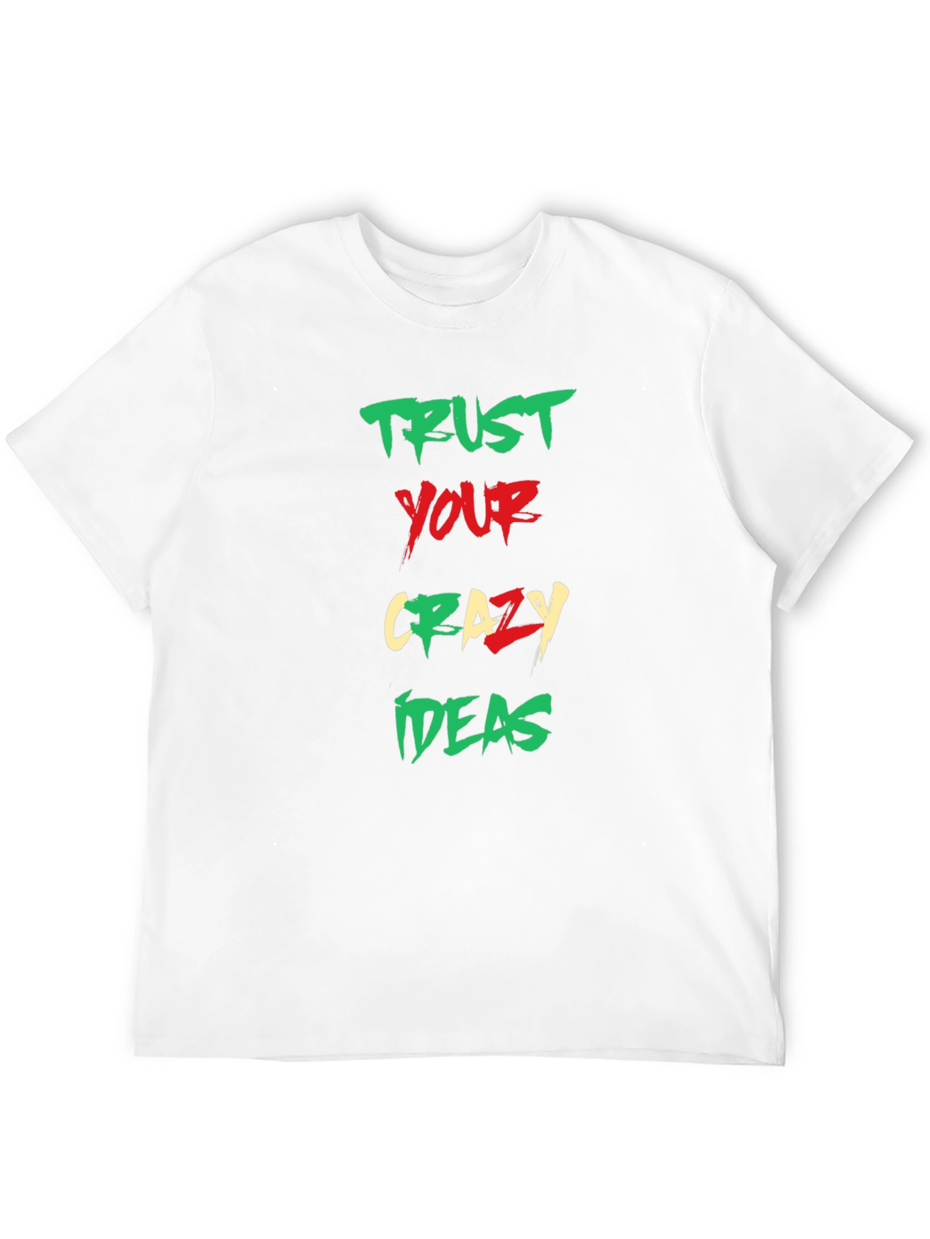 Trust Your Crazy Ideas Graphic Tee - Black