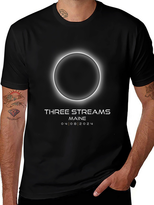 Three Streams Maine 2024 Eclipse T-Shirt