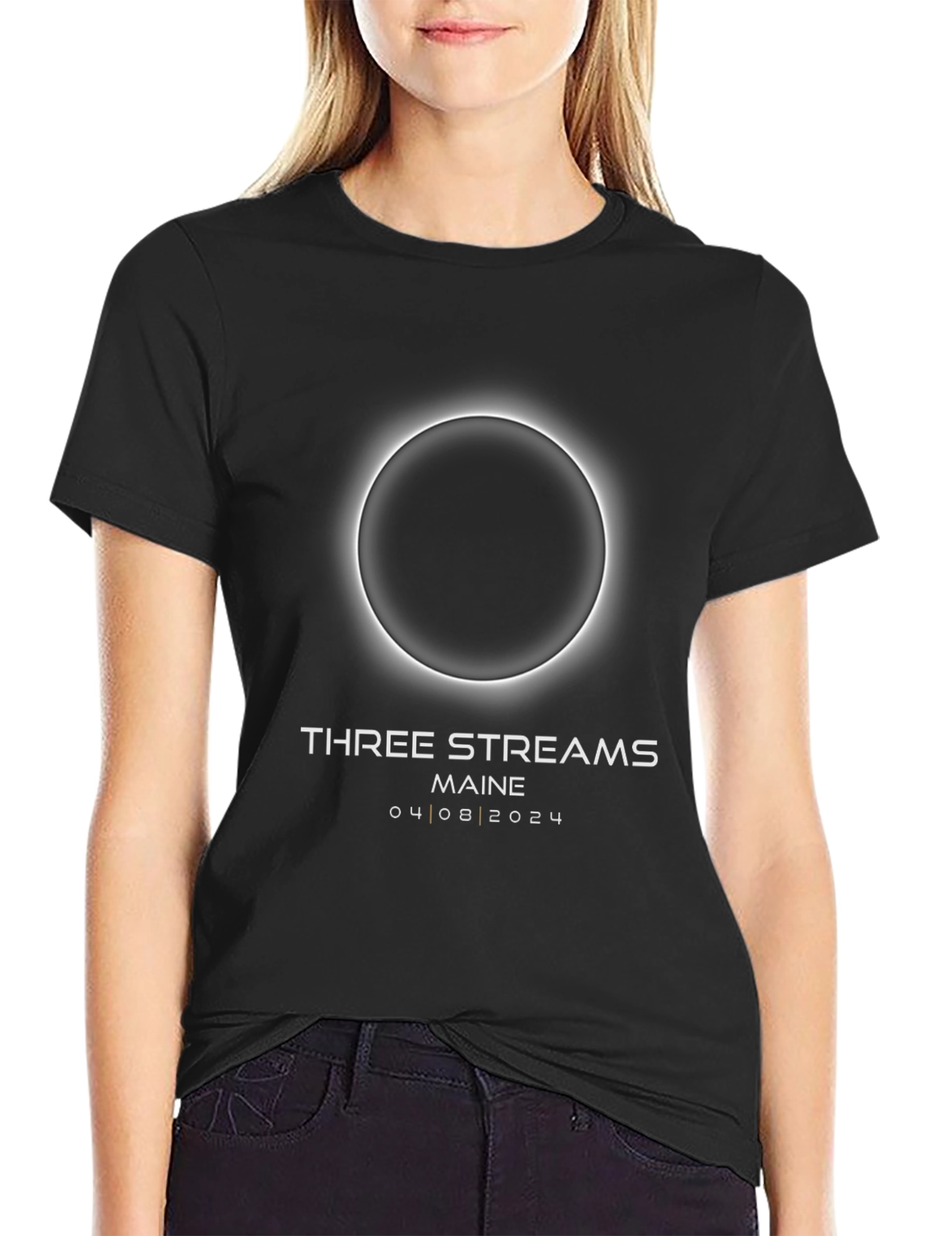 Three Streams Maine 2024 Eclipse T-Shirt