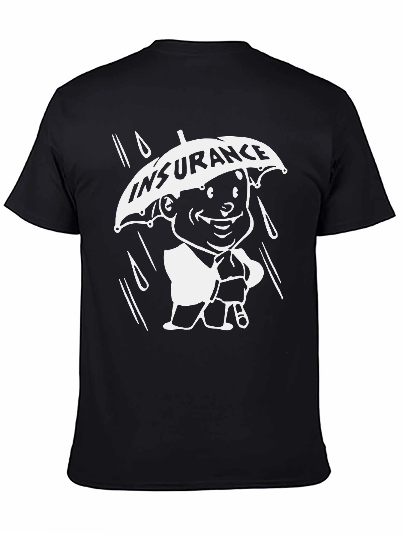 Insurance Cartoon Graphic T-Shirt