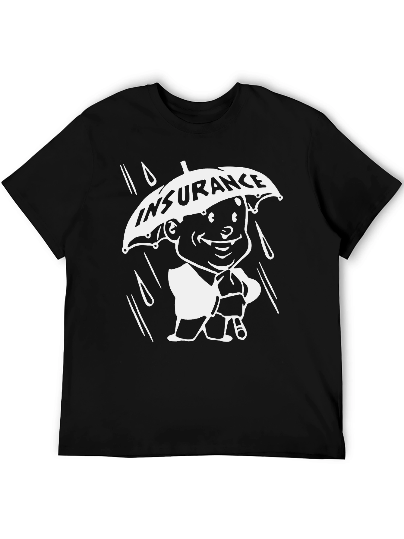 Insurance Cartoon Graphic T-Shirt