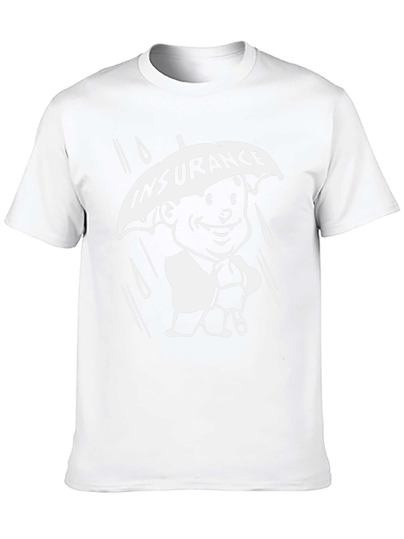 Insurance Cartoon Graphic T-Shirt
