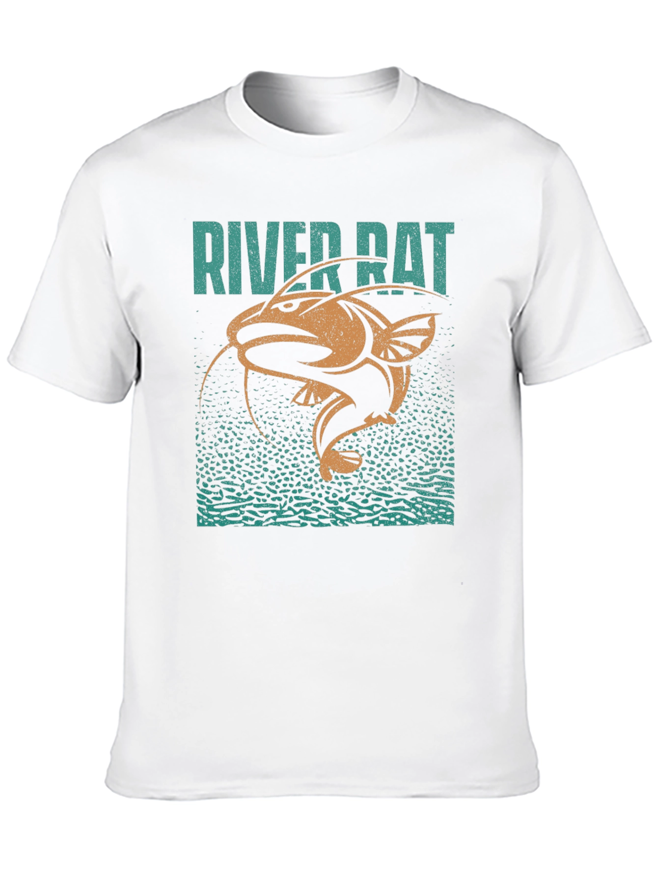 River Rat Graphic Tee - Angler Design
