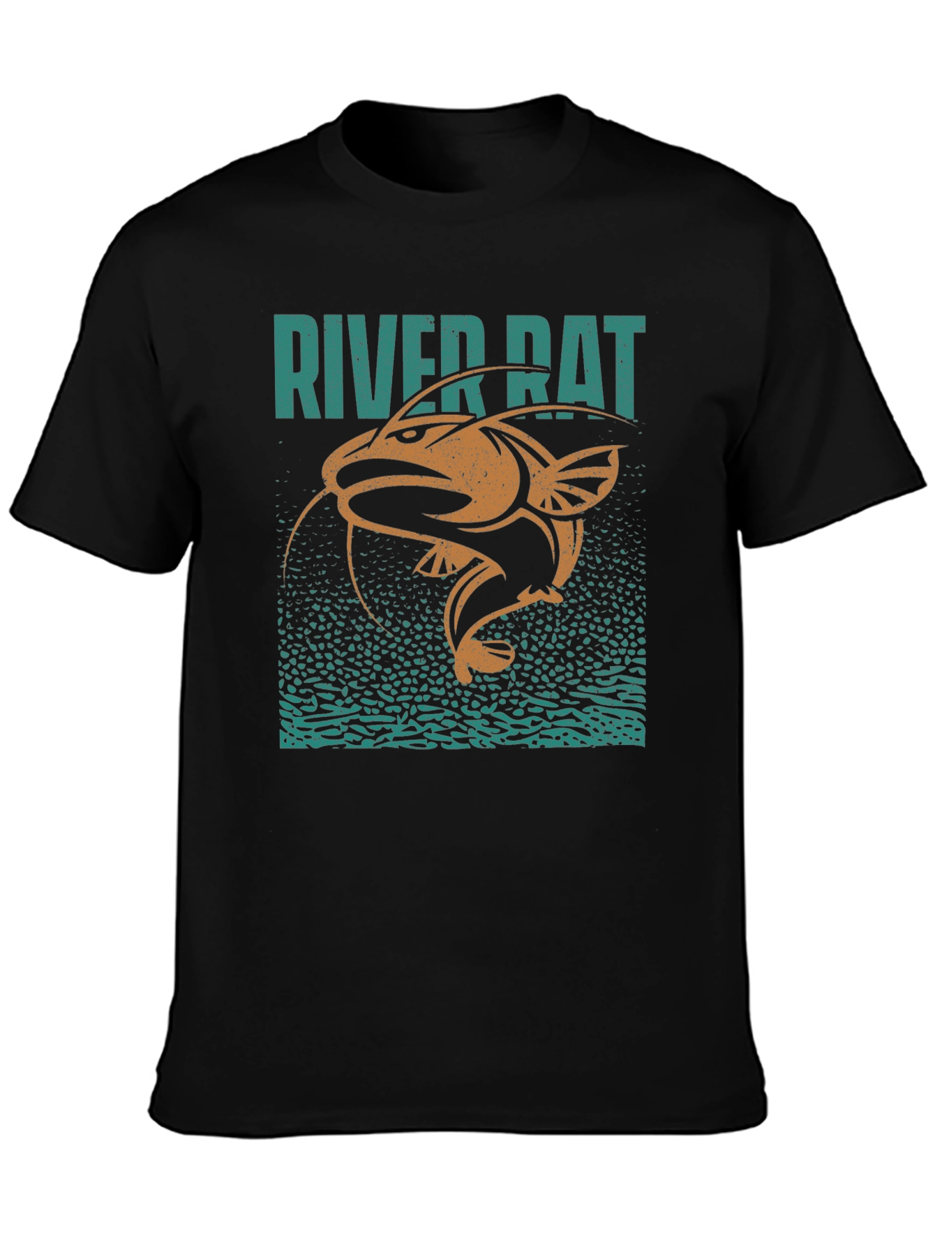 River Rat Graphic Tee - Angler Design