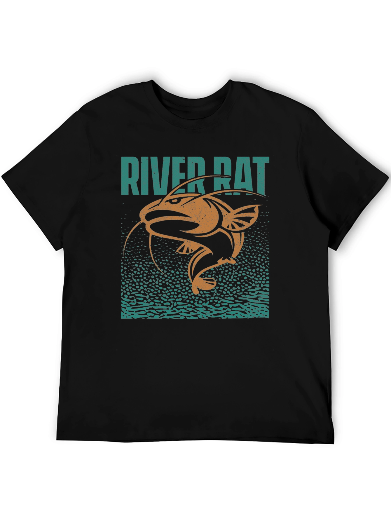 River Rat Graphic Tee - Angler Design