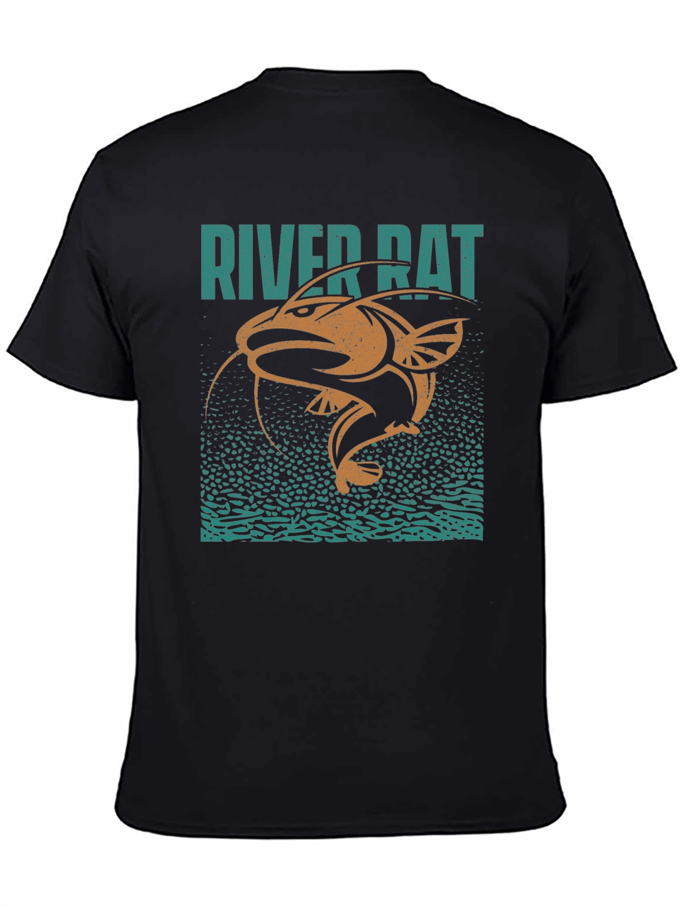 River Rat Graphic Tee - Angler Design