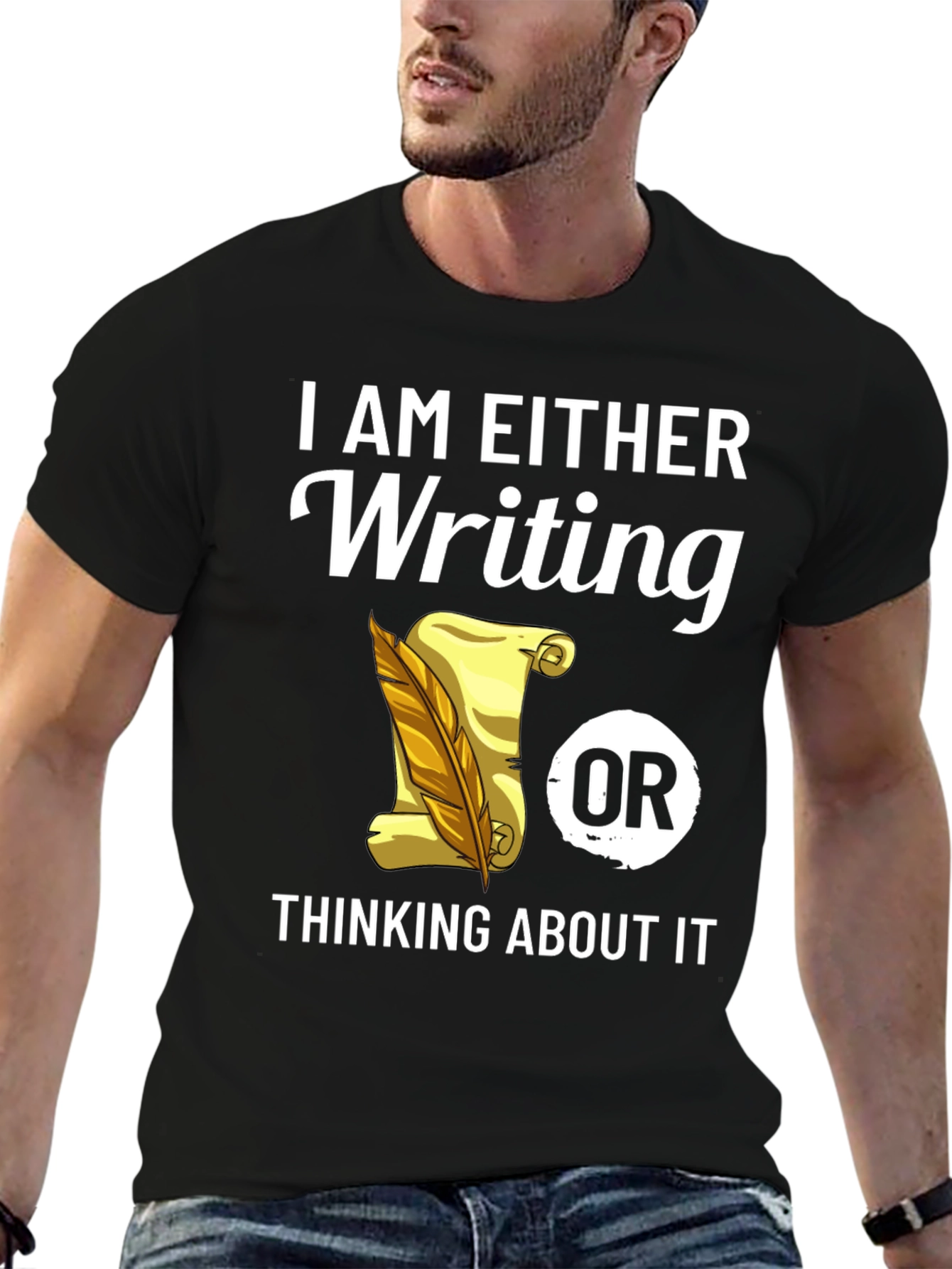 Writers Tee: Writing or Thinking About It