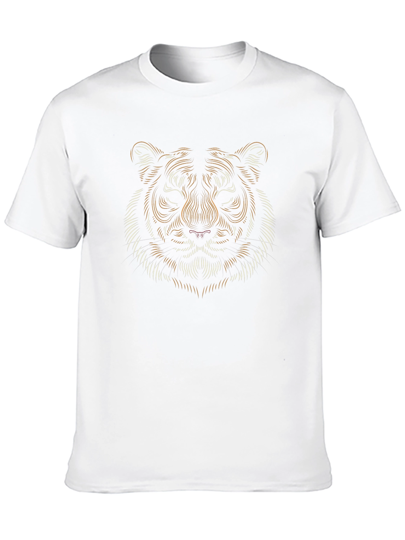 Tiger Graphic Print Black T-Shirt
