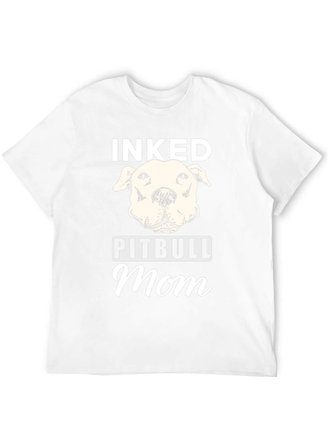 Inked Pitbull Mom Graphic T-Shirt