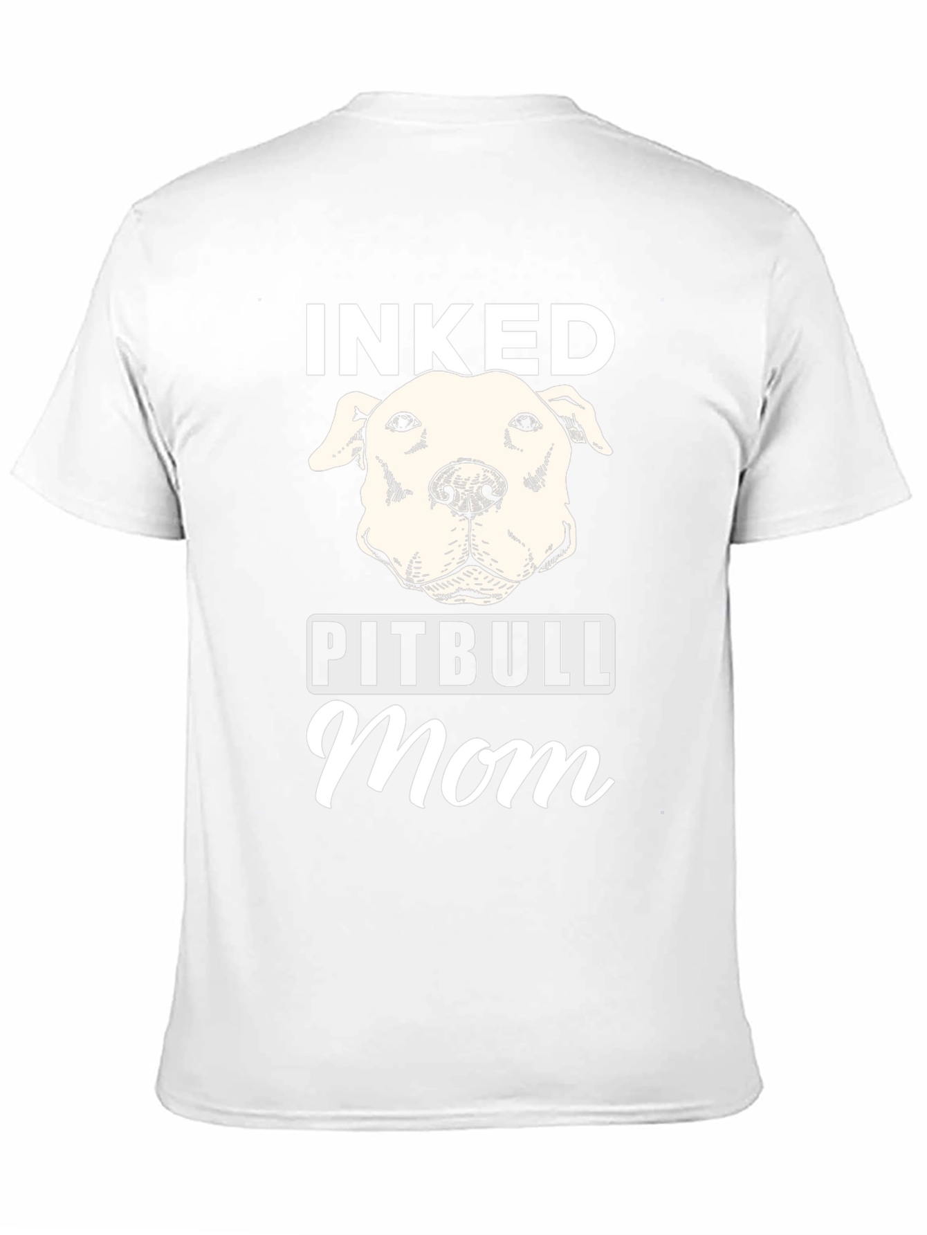 Inked Pitbull Mom Graphic T-Shirt