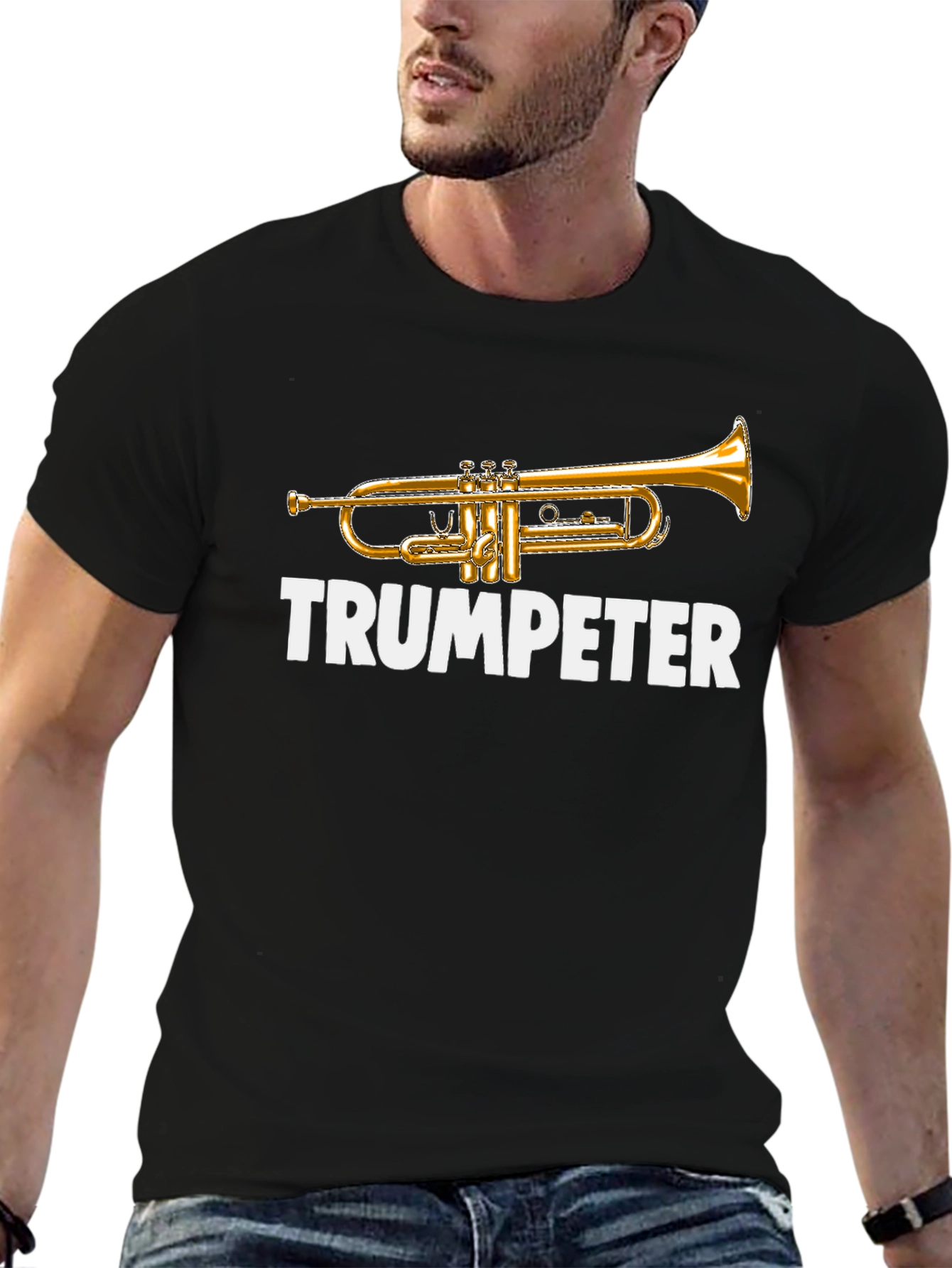 Trumpeter T-Shirt: Musical Instrument Tee