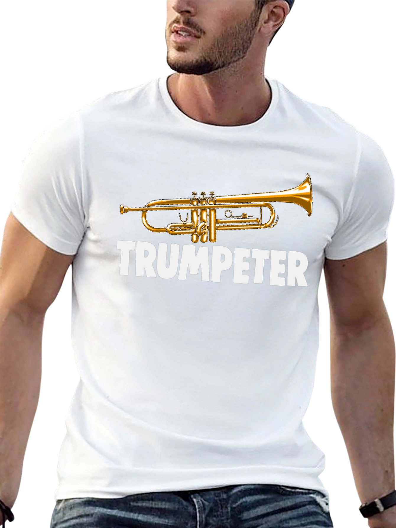 Trumpeter T-Shirt: Musical Instrument Tee
