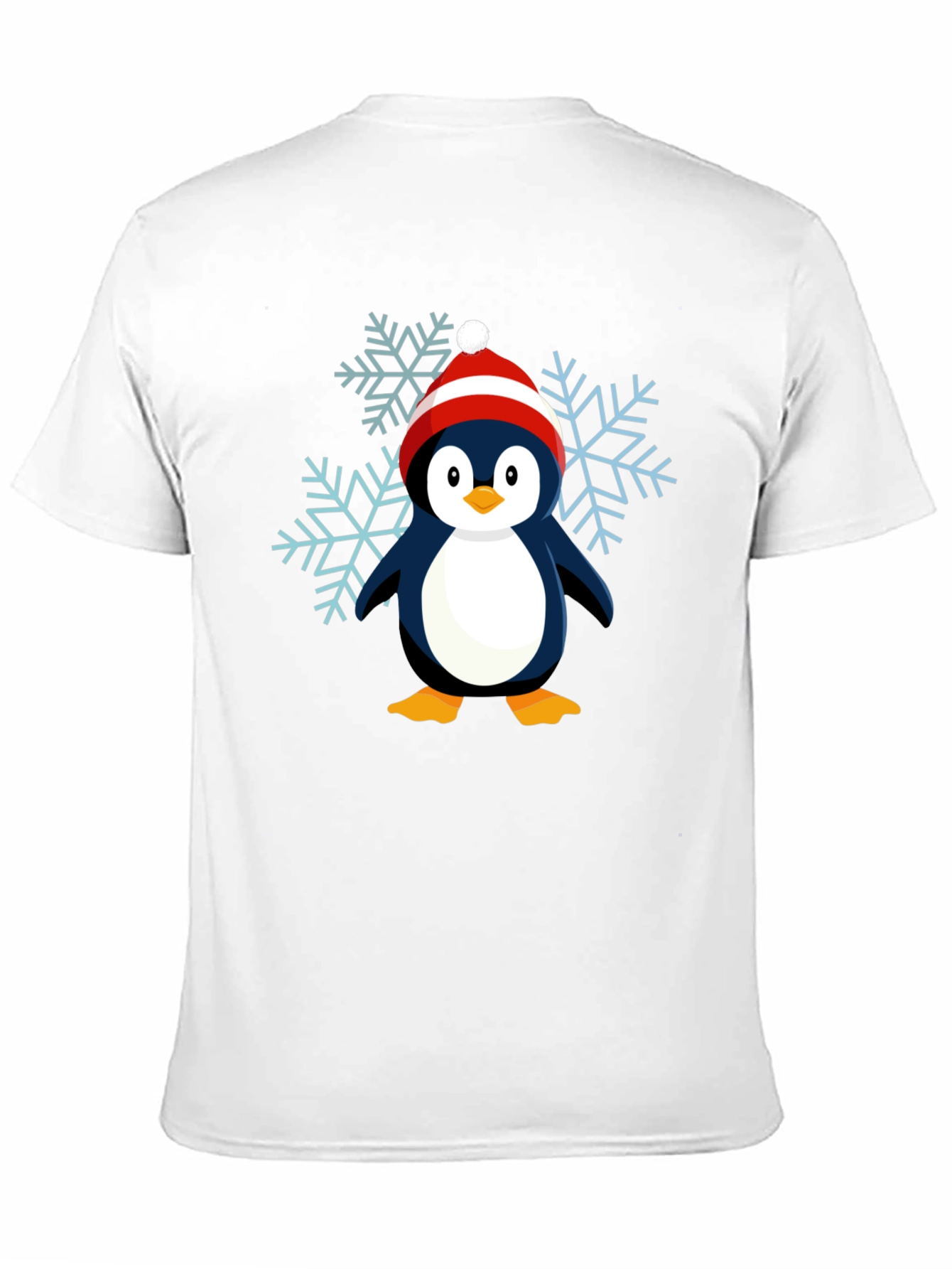 Penguin Snowflake Graphic Tee - Holiday Cheer