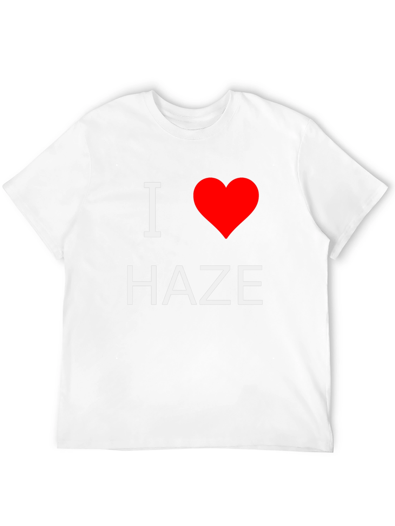 I Heart Haze Graphic Tee - Black Casual T-Shirt