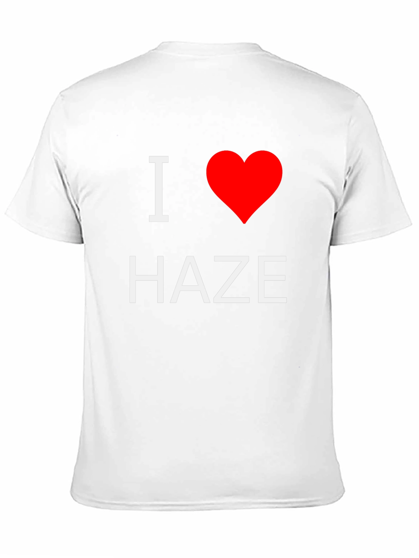 I Heart Haze Graphic Tee - Black Casual T-Shirt