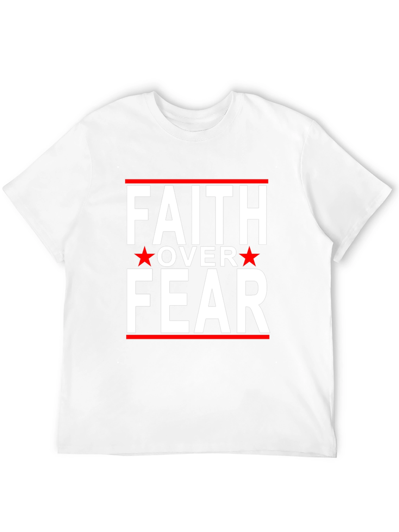 Faith Over Fear Graphic Tee - Black T-Shirt