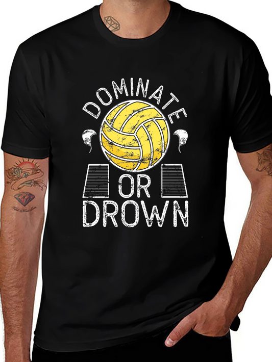 Dominate or Drown Water Polo Graphic Tee