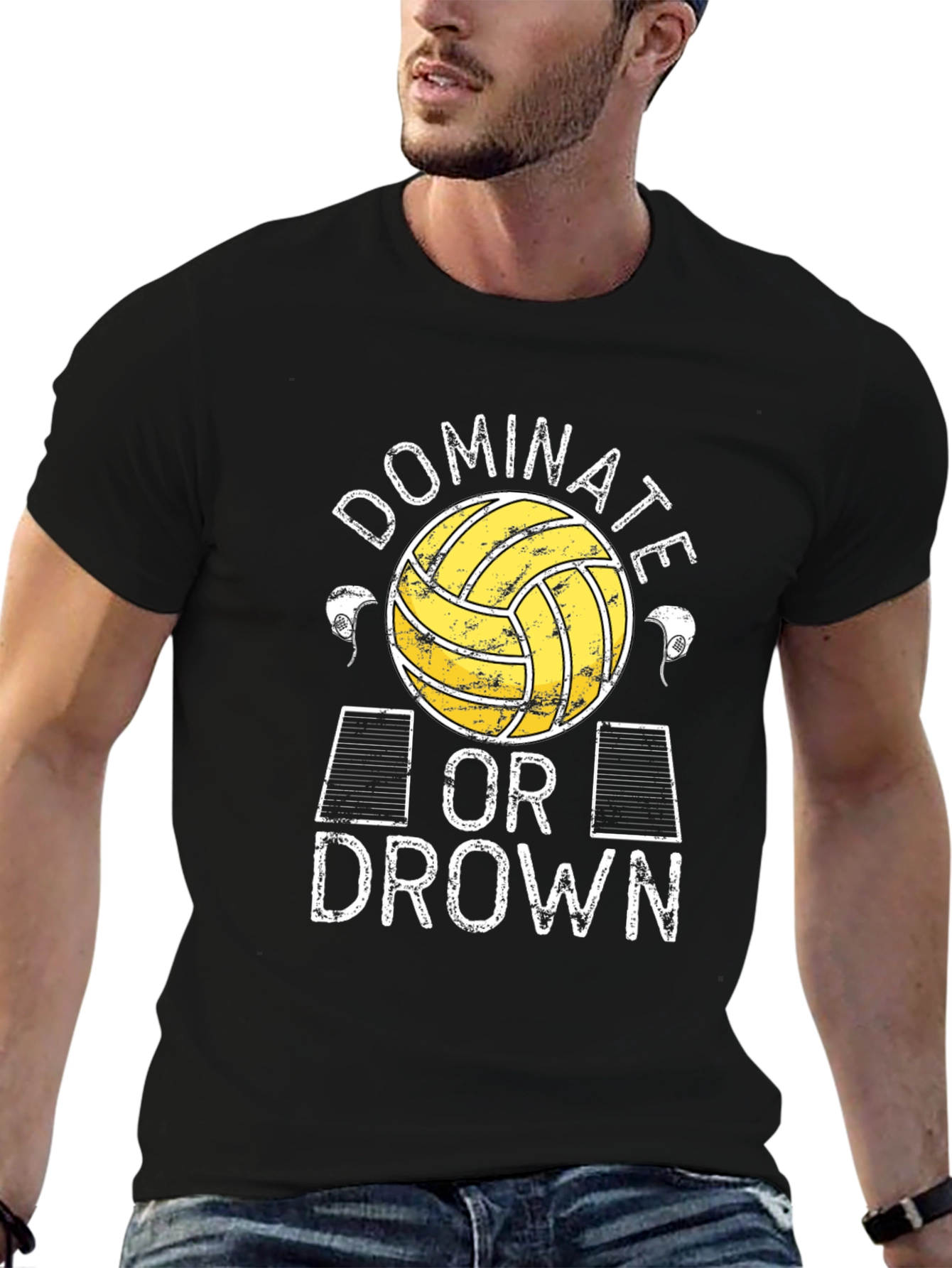 Dominate or Drown Water Polo Graphic Tee
