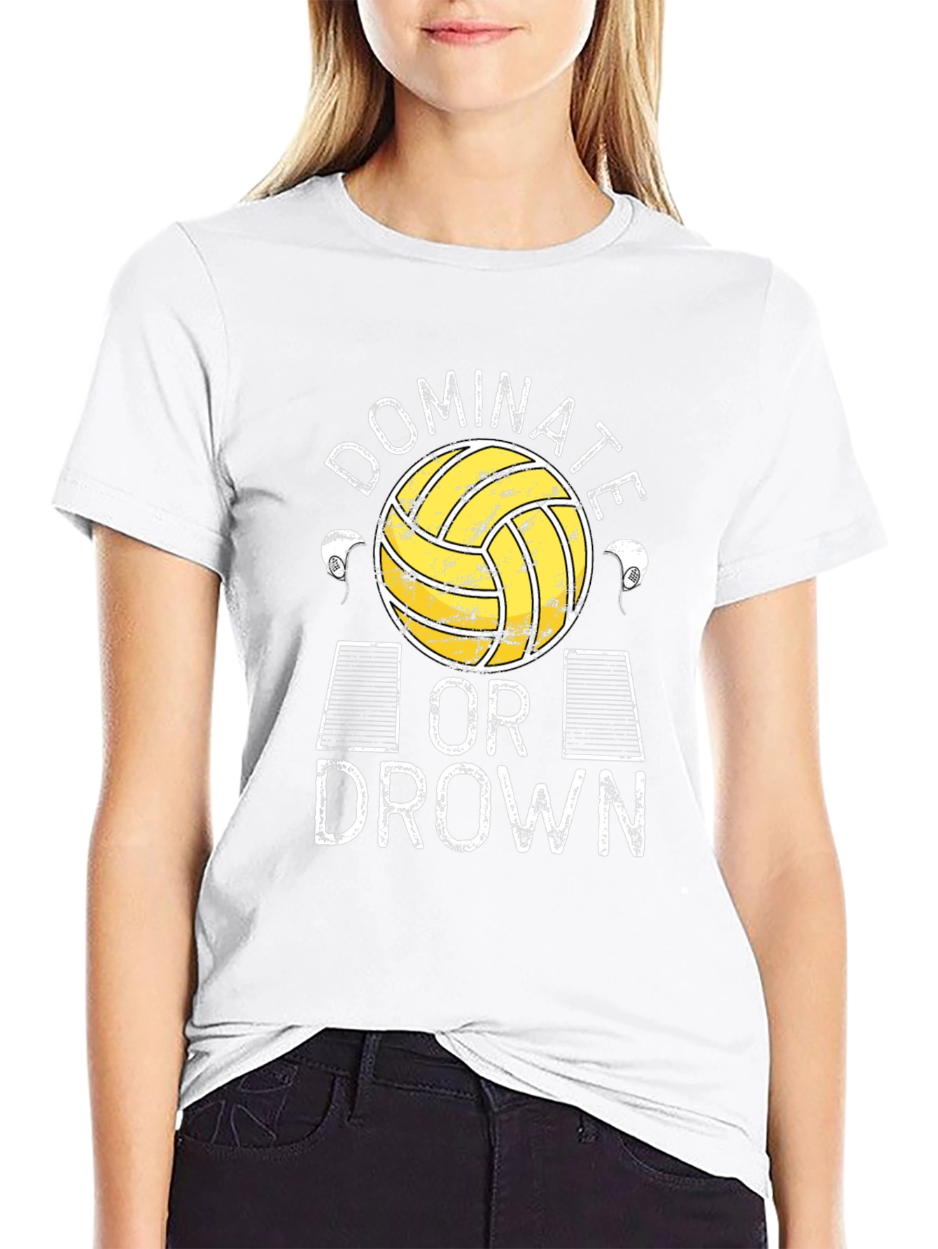 Dominate or Drown Water Polo Graphic Tee
