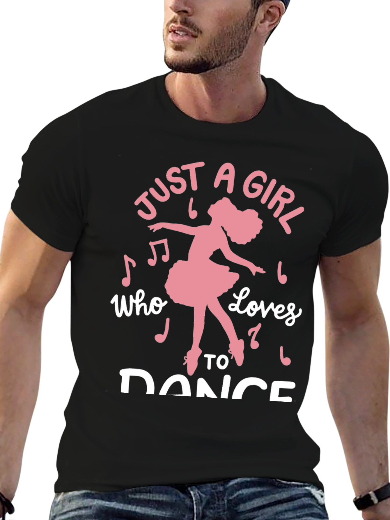 Just a Girl Who Loves to Dance Graphic Tee
