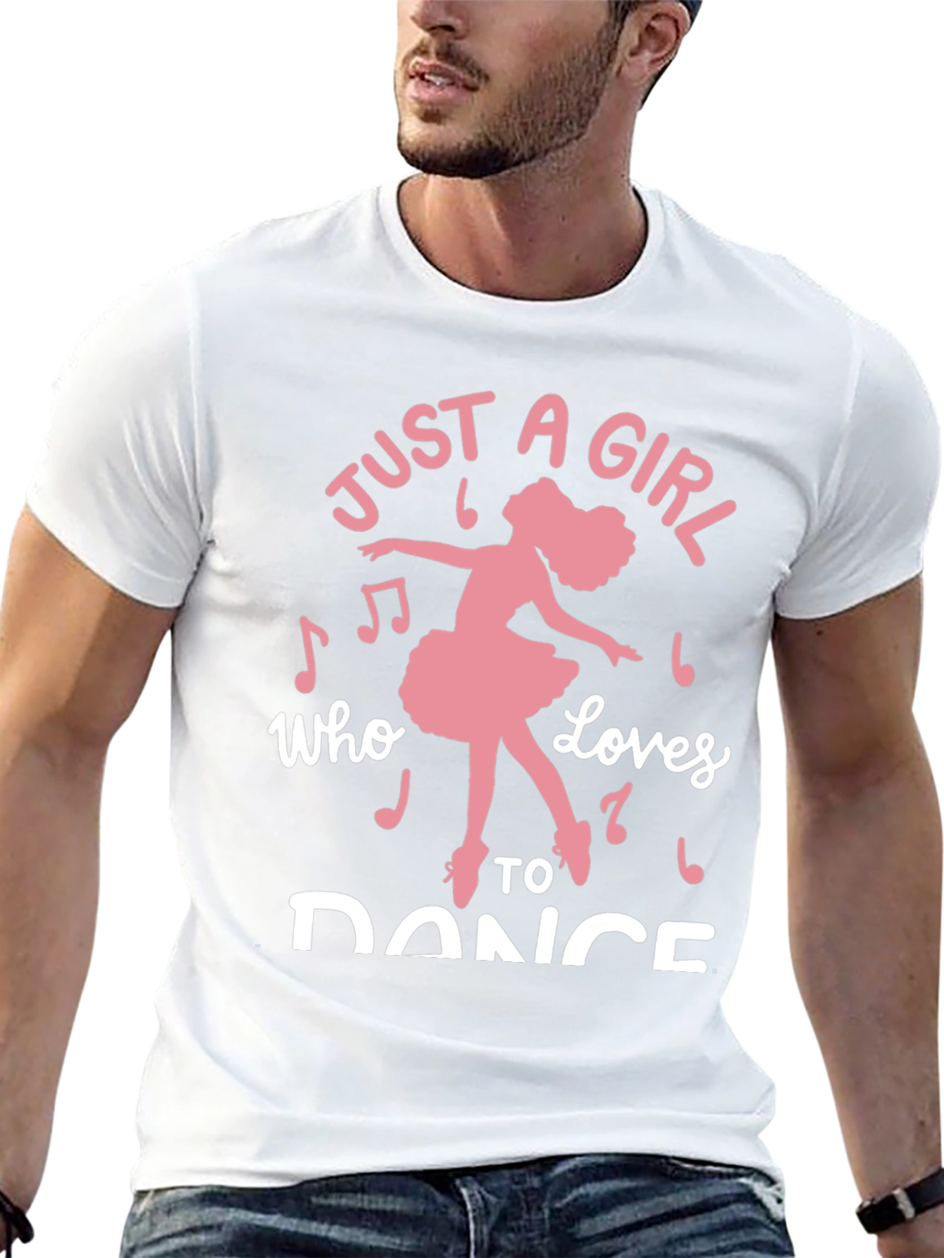 Just a Girl Who Loves to Dance Graphic Tee