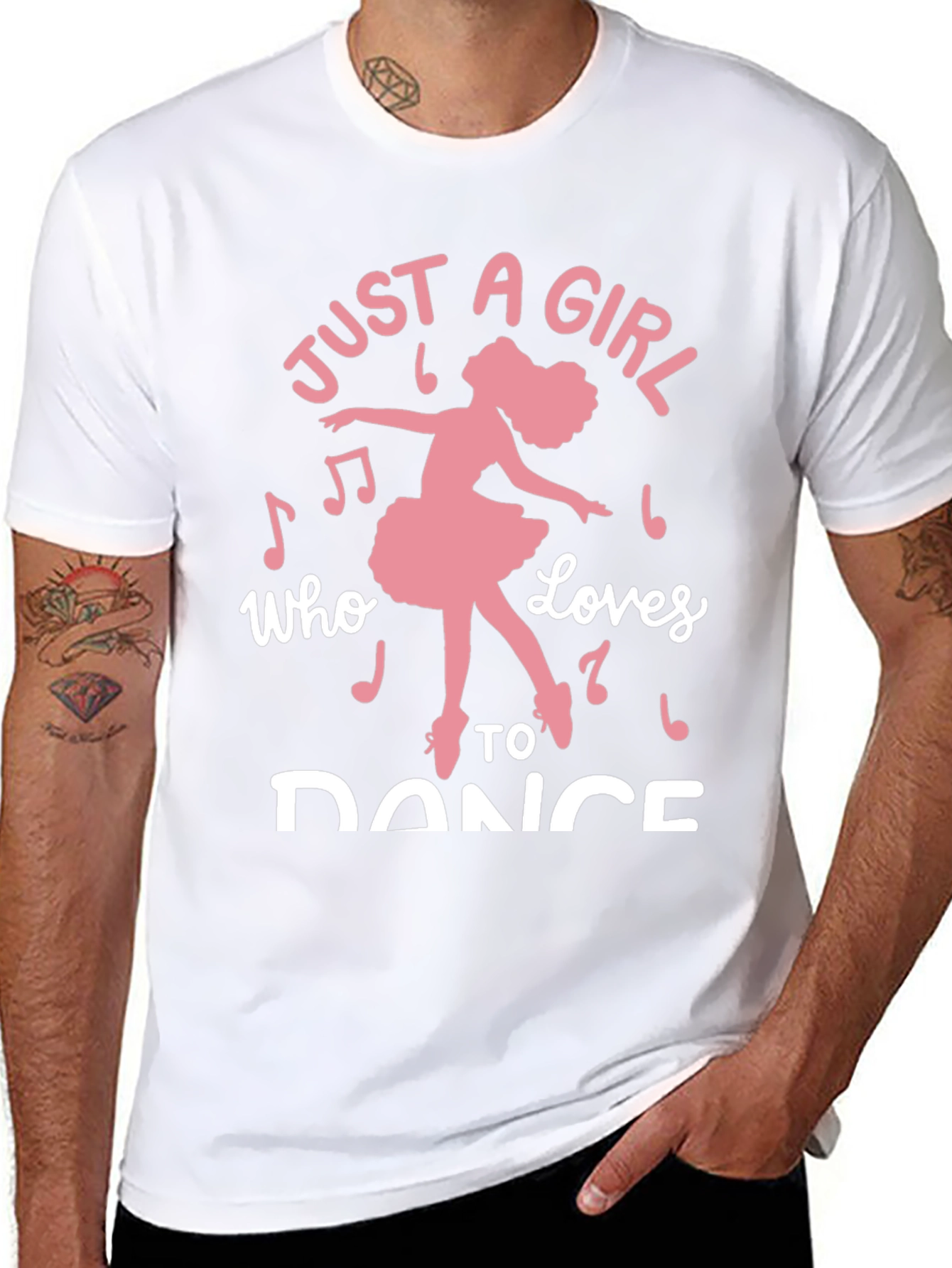 Just a Girl Who Loves to Dance Graphic Tee