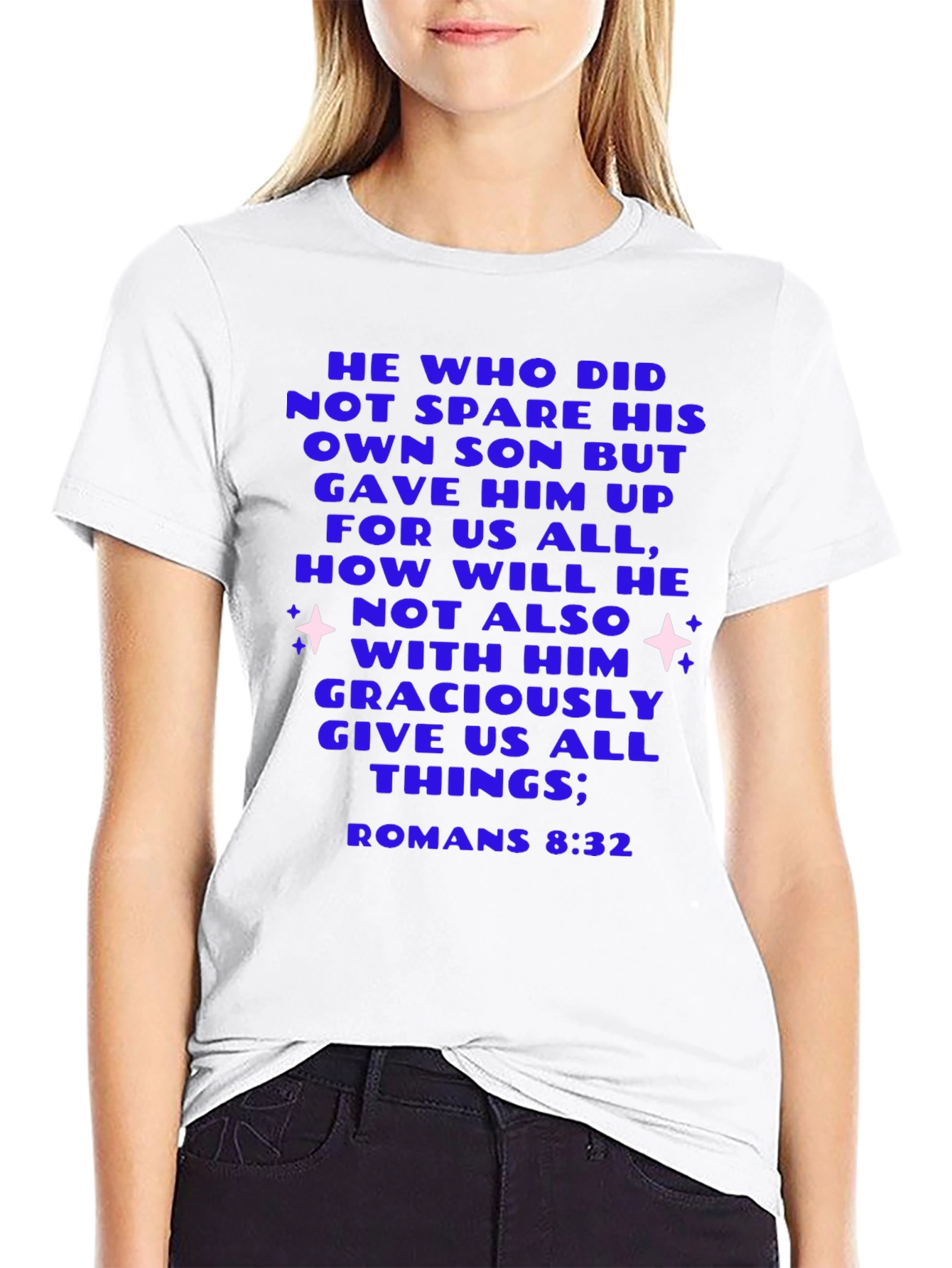 Romans 8:32 Christian Graphic T-Shirt