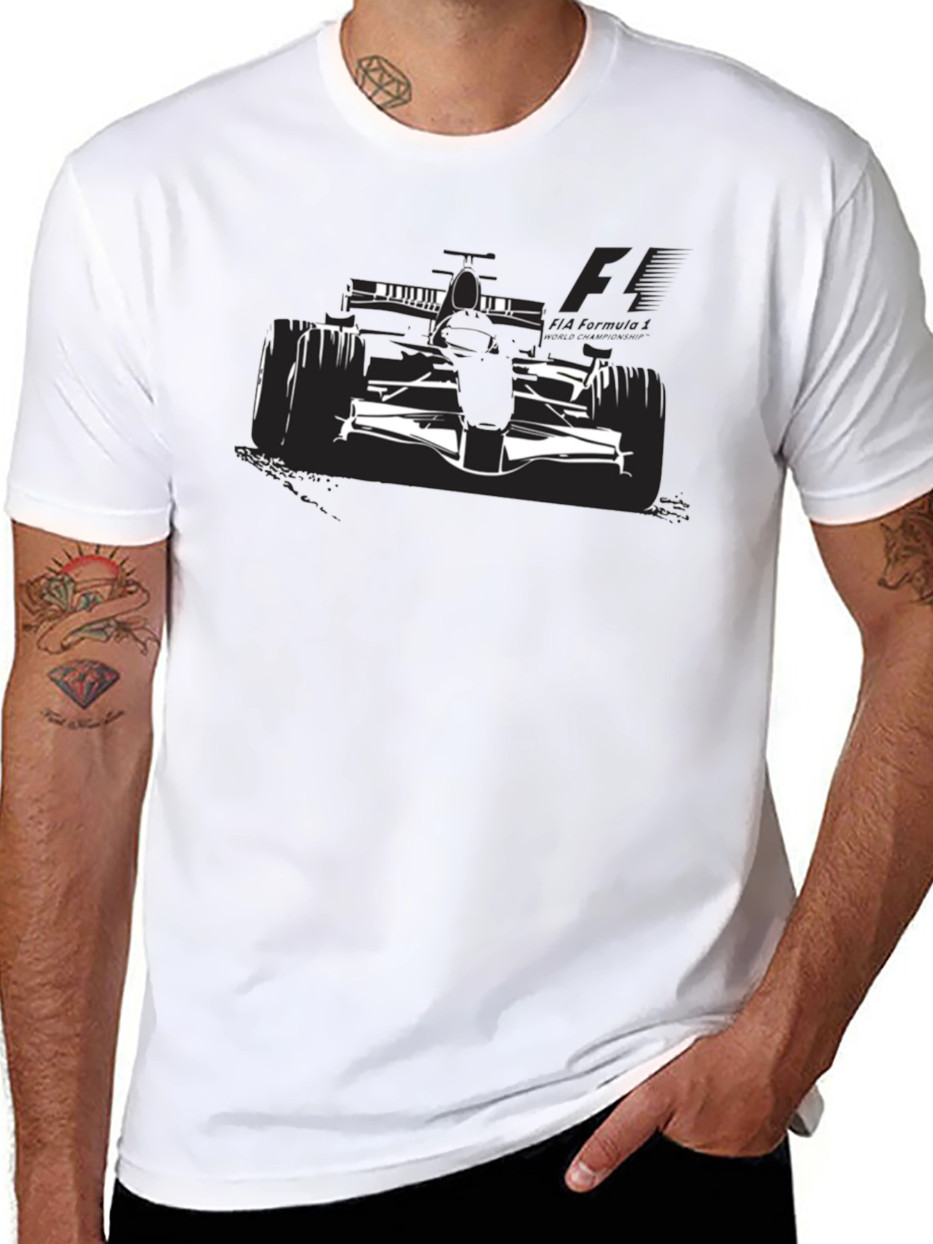 Formula 1 Racing Car Graphic T-Shirt