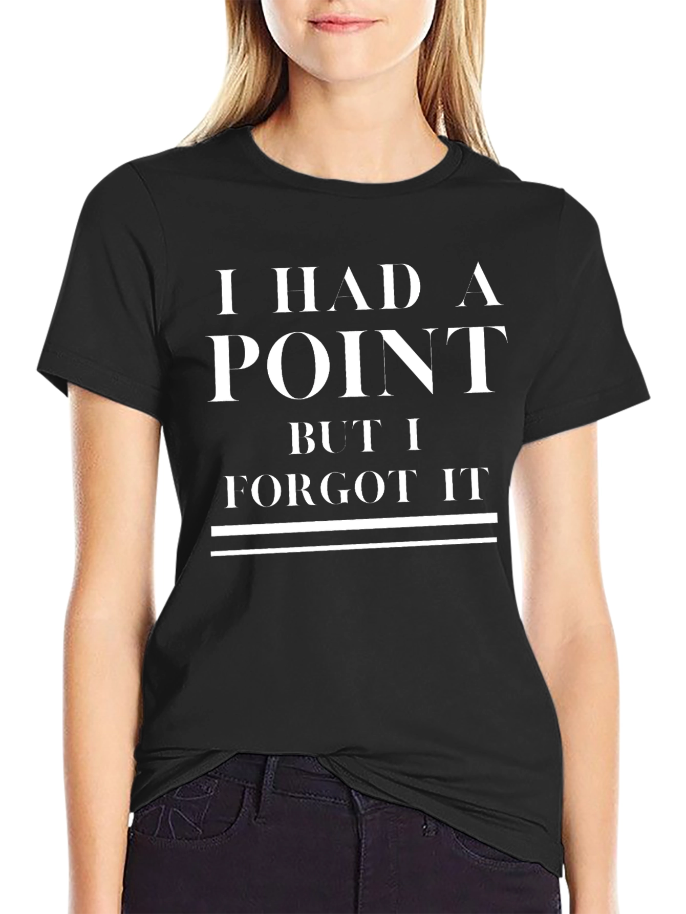 Funny Mens I Had A Point Graphic T-Shirt