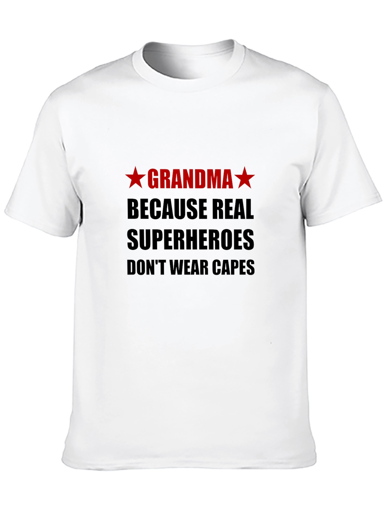 Grandma Superhero T-Shirt - Black