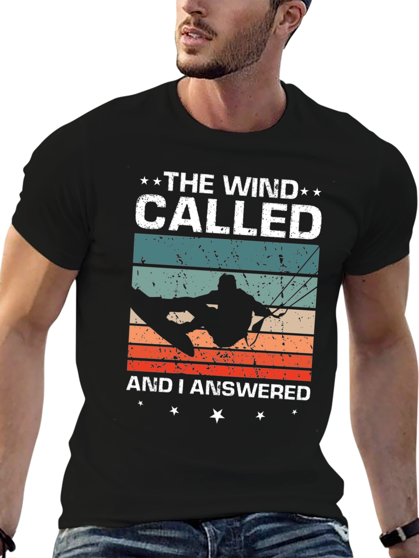 The Wind Called and I Answered Kiteboarding T-Shirt