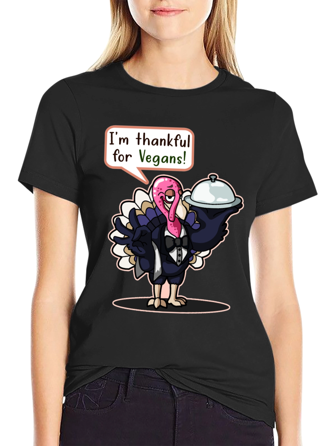 Thankful Turkey Vegan T-Shirt