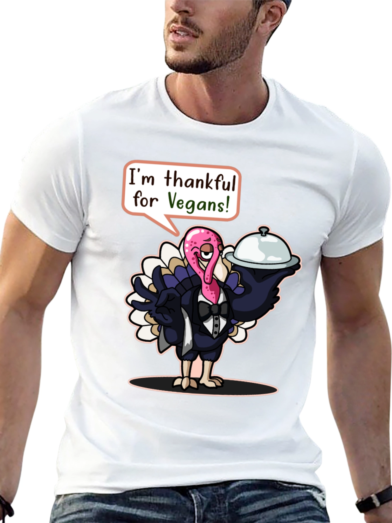 Thankful Turkey Vegan T-Shirt