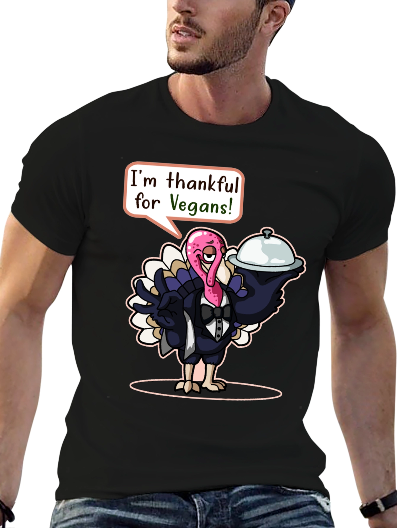 Thankful Turkey Vegan T-Shirt
