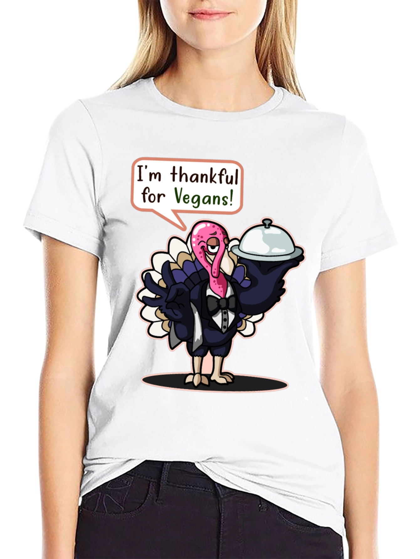 Thankful Turkey Vegan T-Shirt