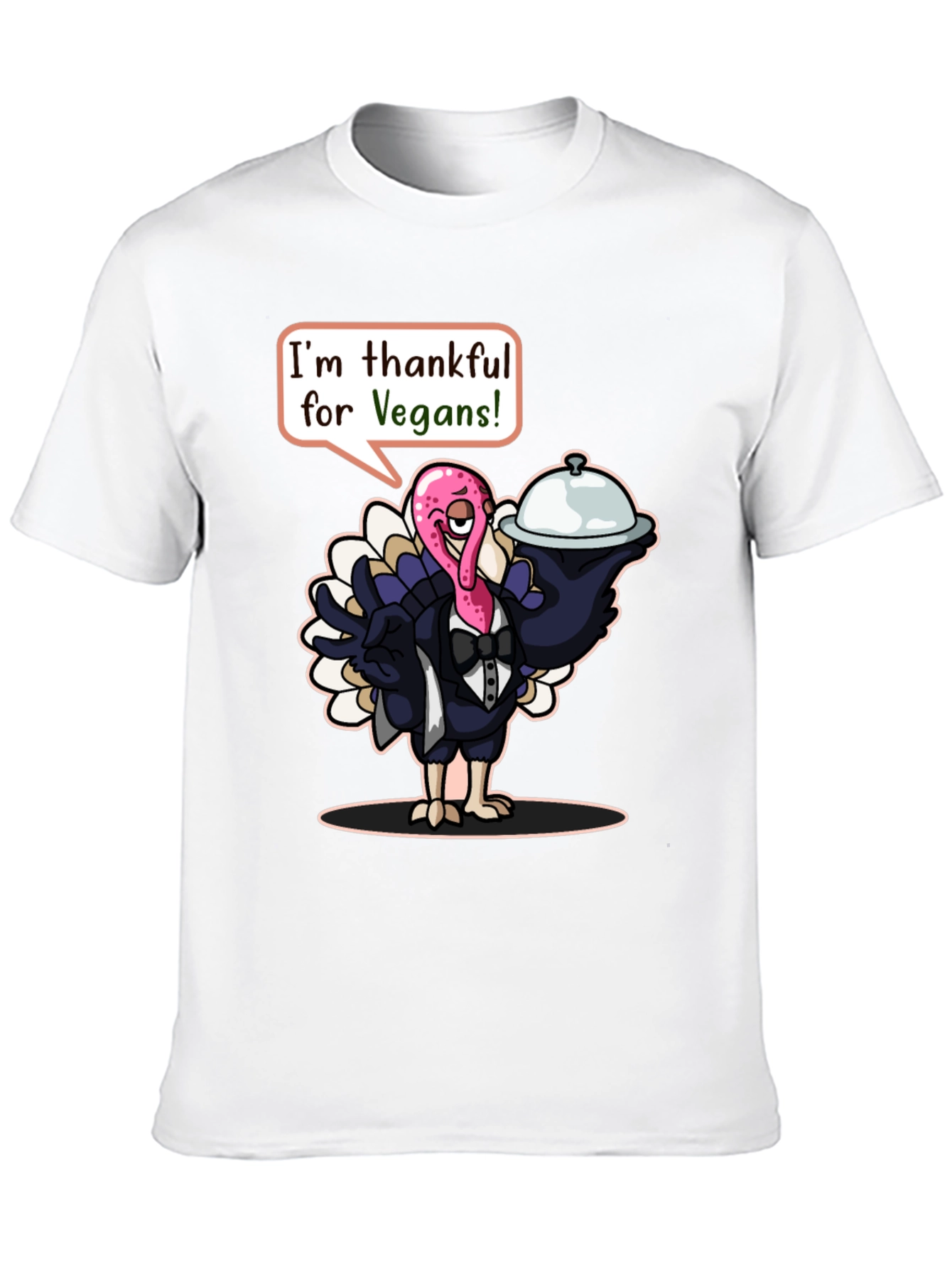Thankful Turkey Vegan T-Shirt