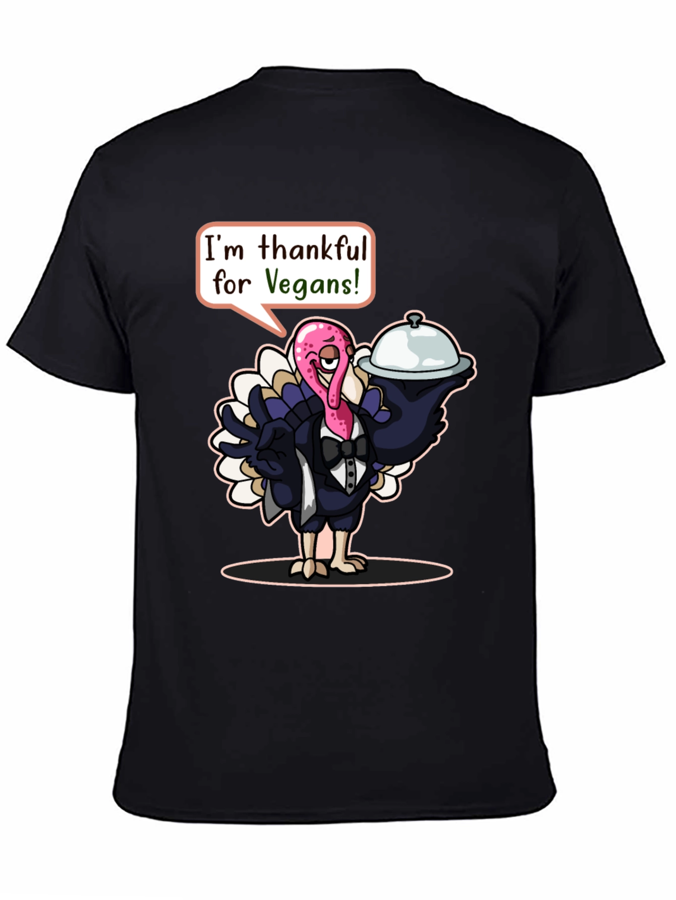 Thankful Turkey Vegan T-Shirt