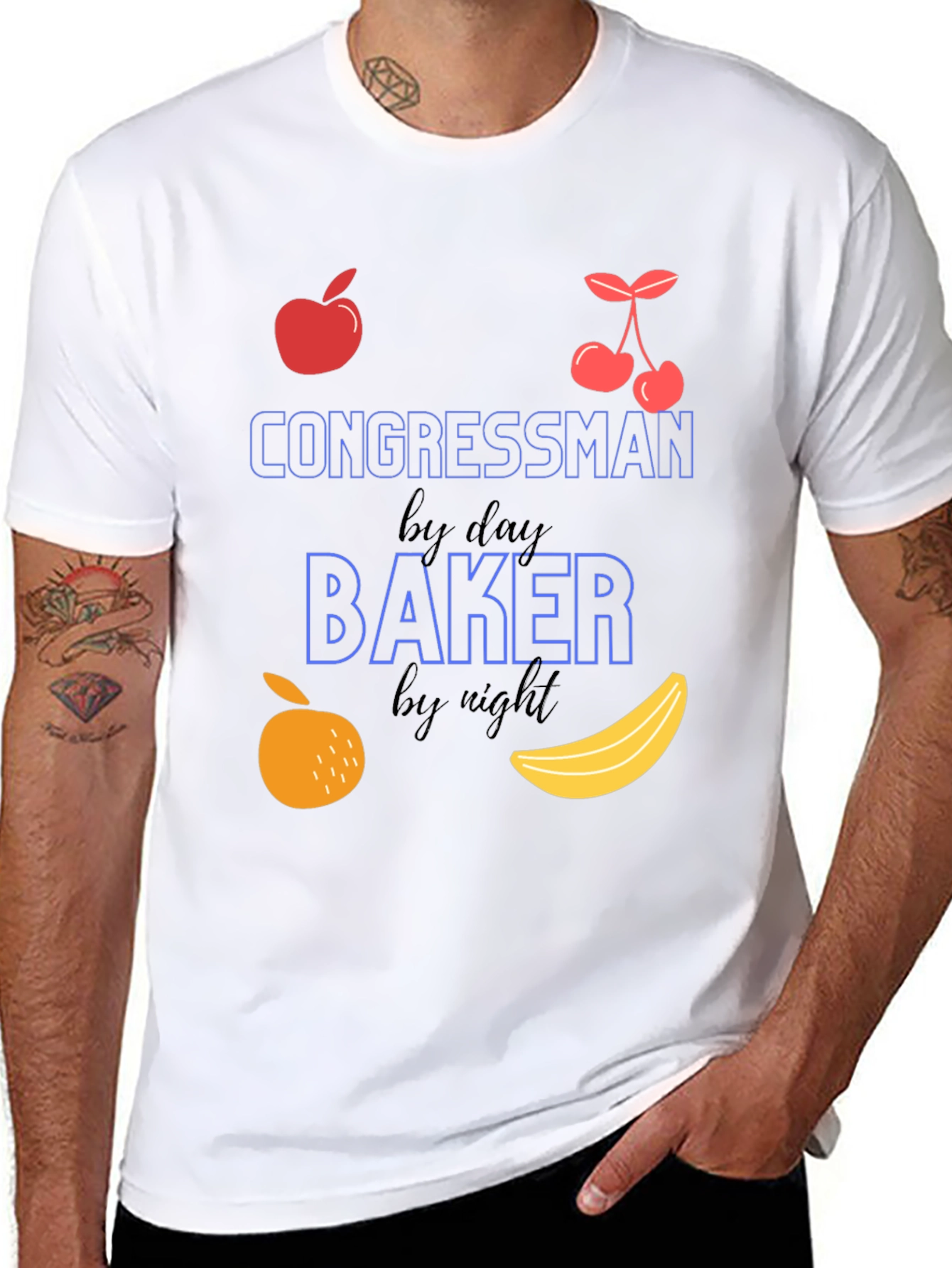 Congressman by Day Baker by Night T-Shirt