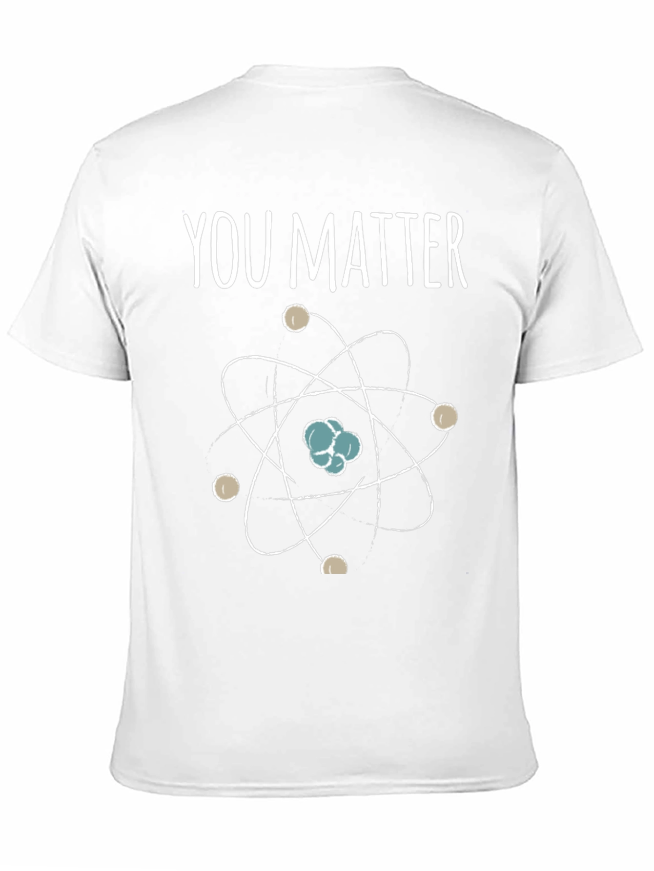 You Matter Atom Graphic Print Black T-Shirt